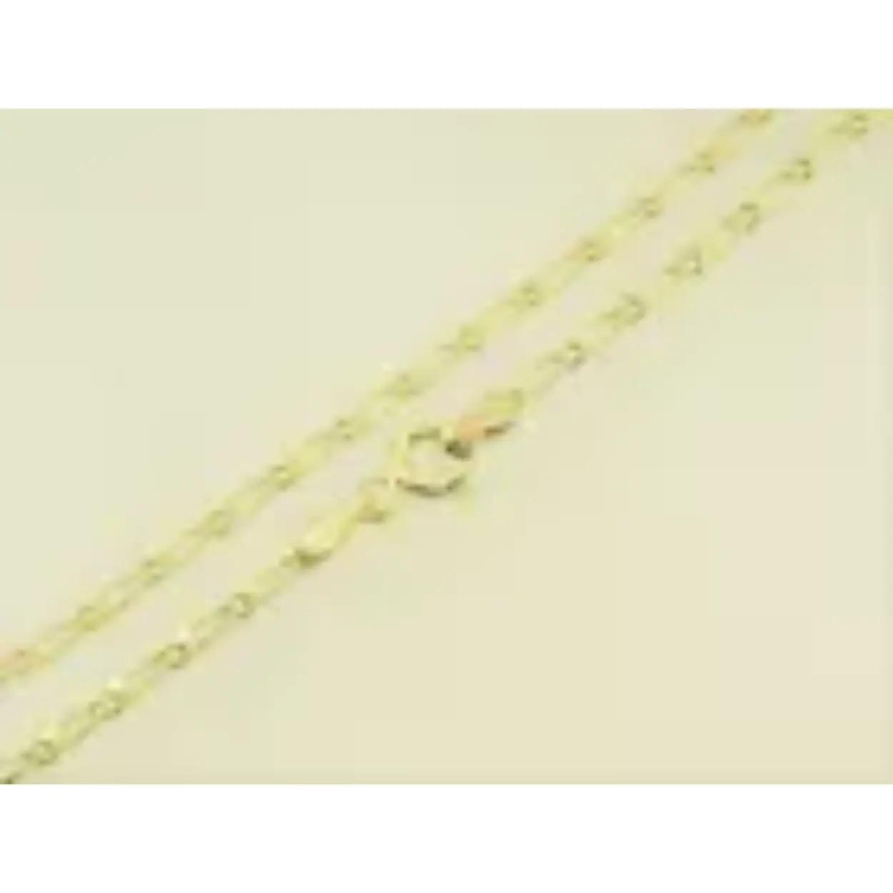 18k geelgoud figaro collier op 45 cm