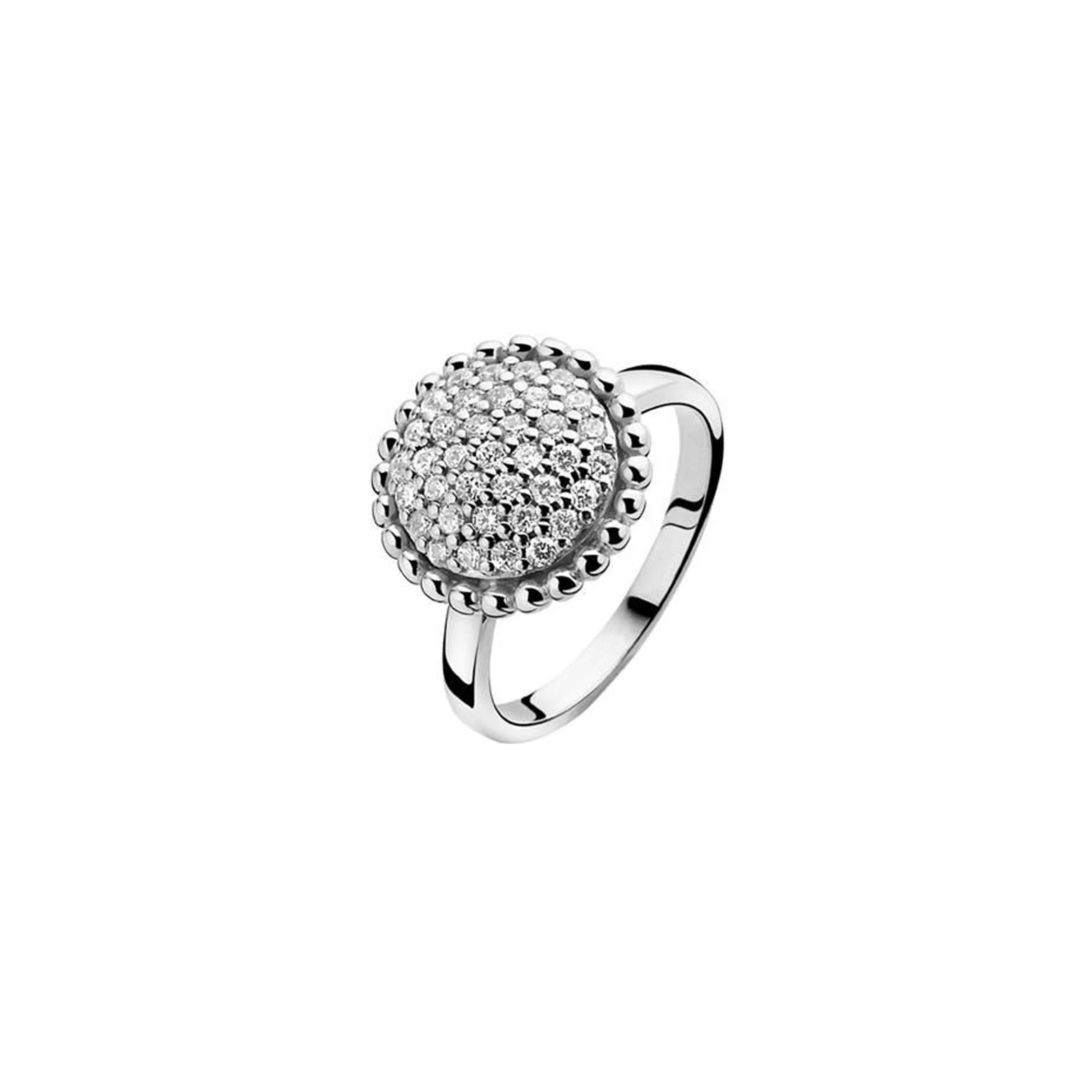 Zinzi zilveren ring pave zirkonia maat 54 ZIR949