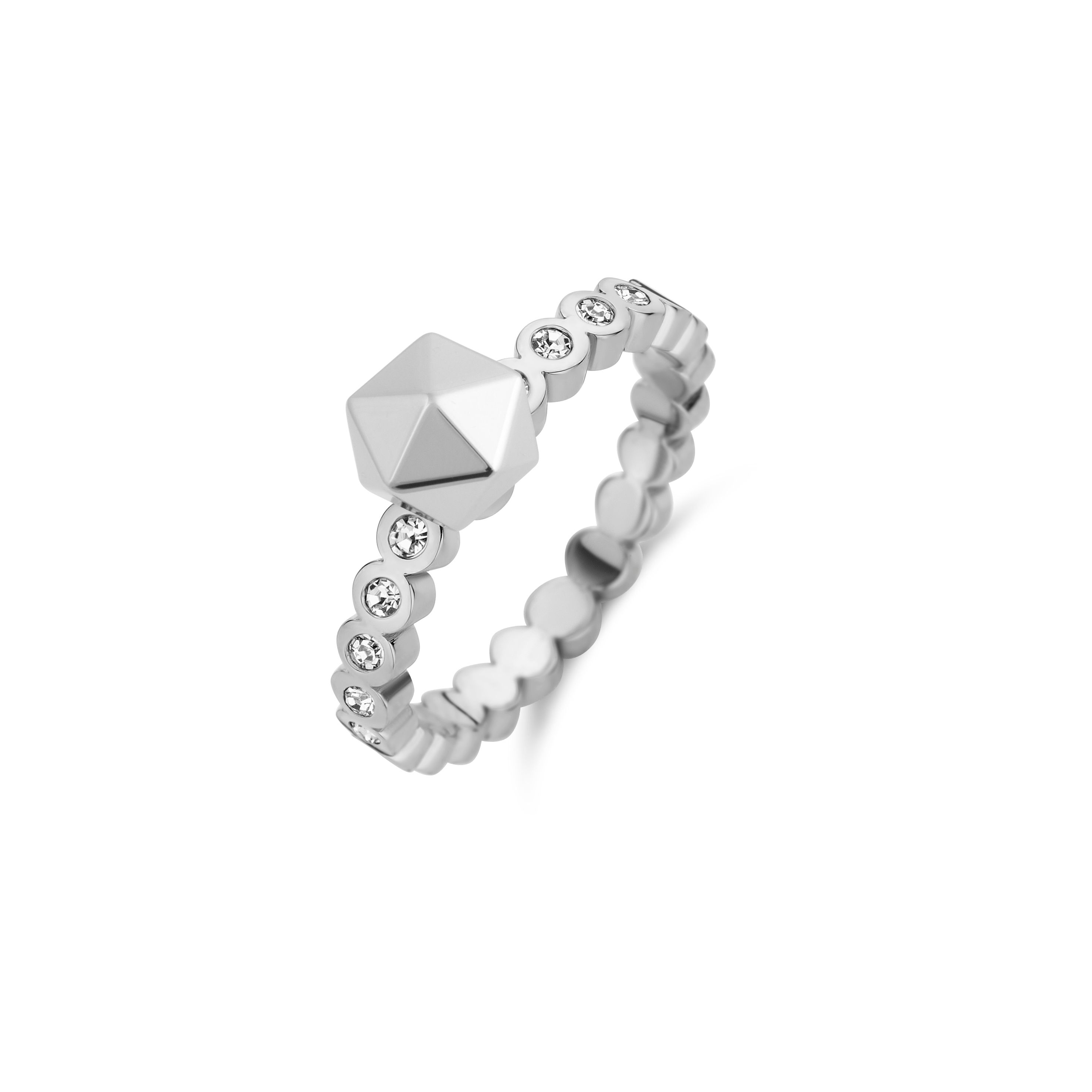Deze Melano ring Melano ring uit de Twisted collectie is voorzien van een verwisselbaar concept, zodat jij deze kan matchen met ieder Twisted steentje. Verder zorgt het edelstaal met ion-plating voor jarenlang draagplezier. Let op! Steentje(s) zijn niet inbegrepen. Combineer met Twisted Meddy. Verkrijgbaar in de volgende maten: 48-50-52-54-56-58-60-62-64 Geef in de opmerkingen in de winkelmand aan welke maat u wenst te ontvangen. Levertijd 2-4 dagen.