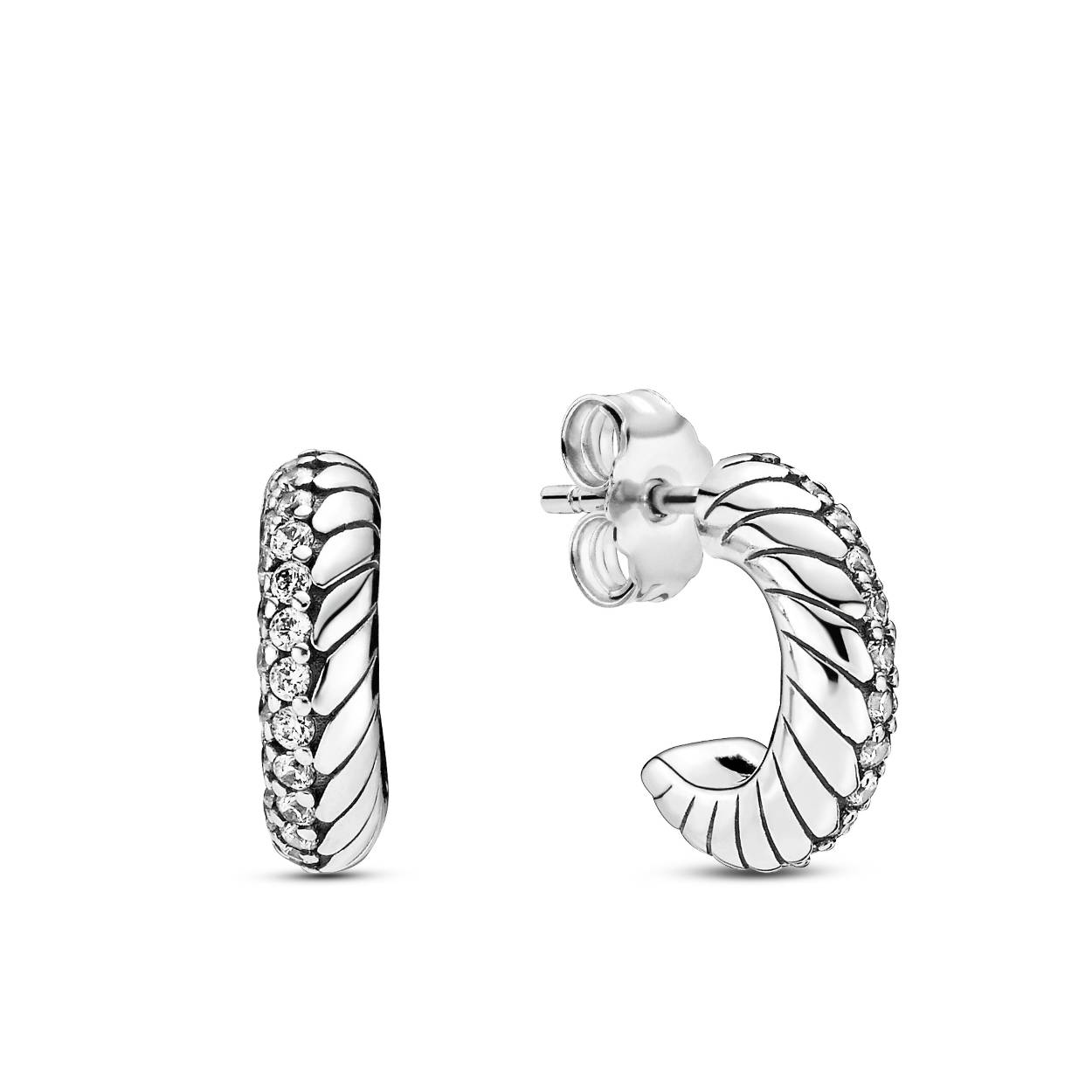 Pandora oorringen zilver snake - 299091C01