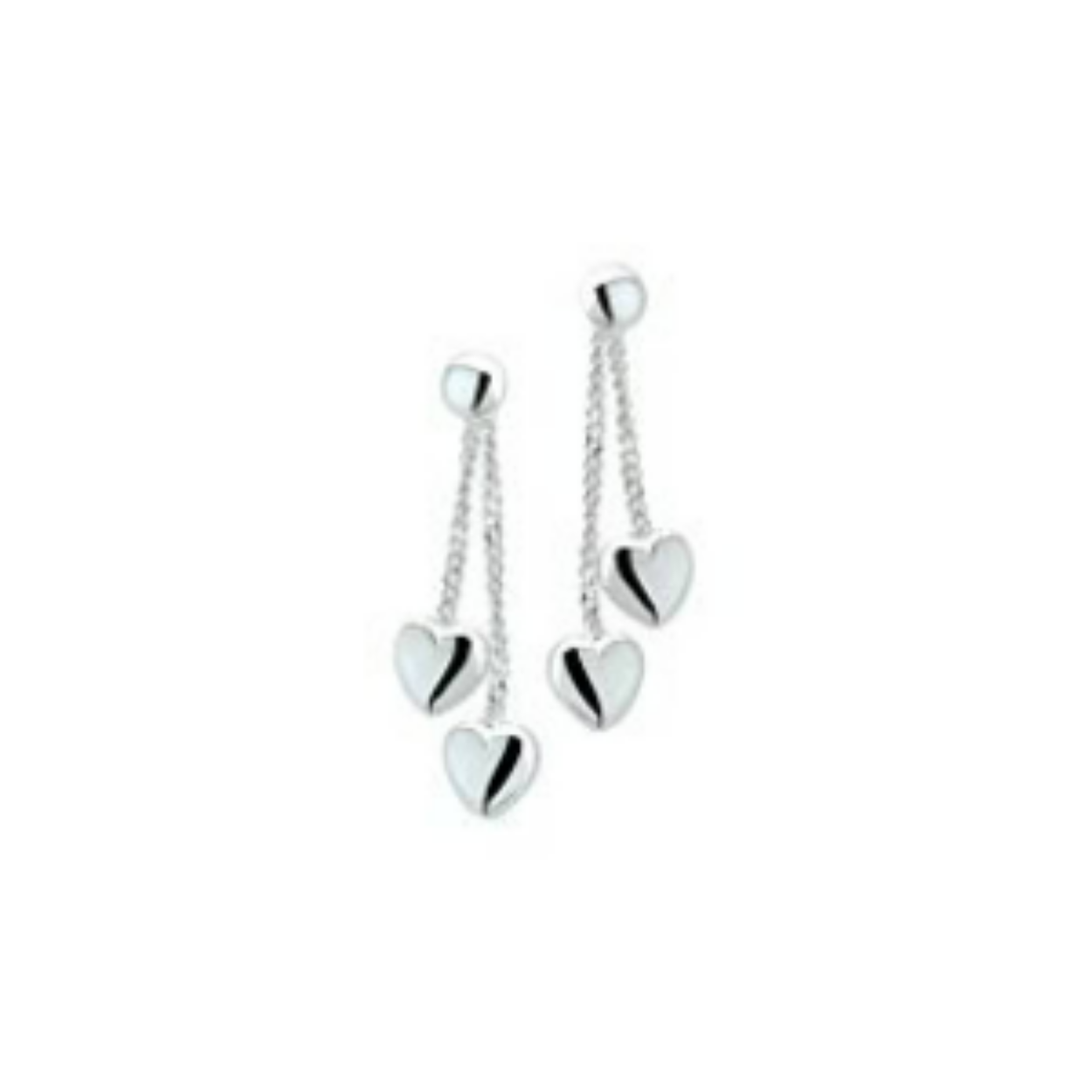Zilveren oorhangers