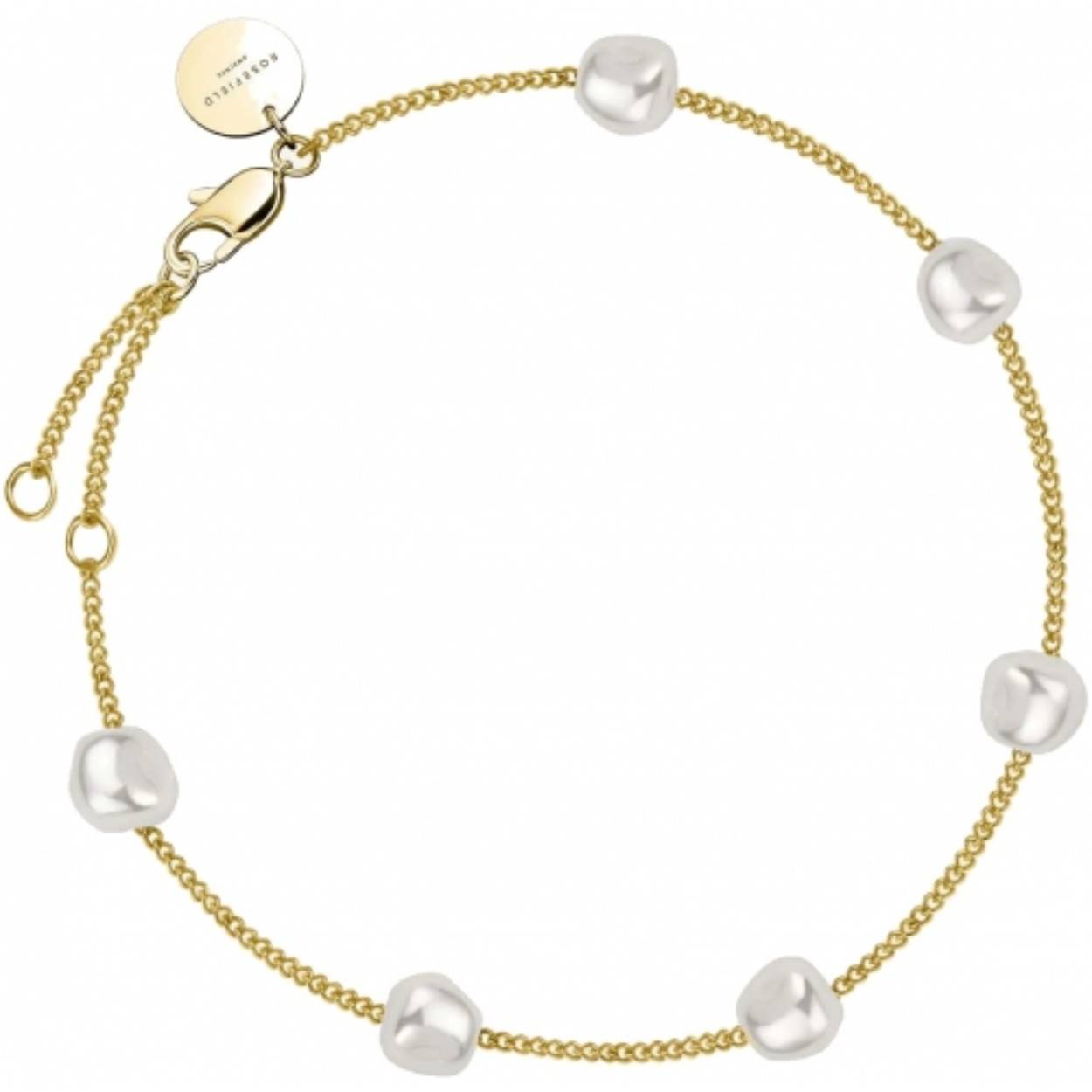 Rosefield JBLPG-J603 Multi Pearl Bracelet Gold