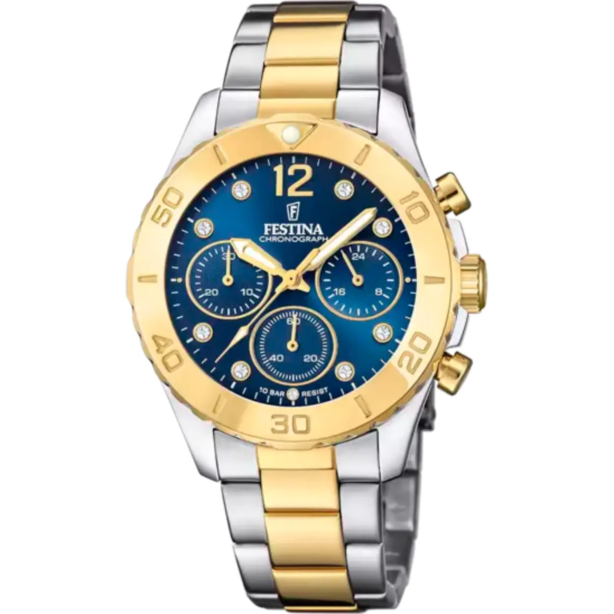 Festina dames horloge F20604/3 met een staal kast en een mineraal glas met een staal band/armband

Festina horloges zijn de perfecte mix van elegantie en functionaliteit.Festina biedt een herkenbaar design, constante technologische evoluties en en een perfecte prijs/kwaliteit garantie.