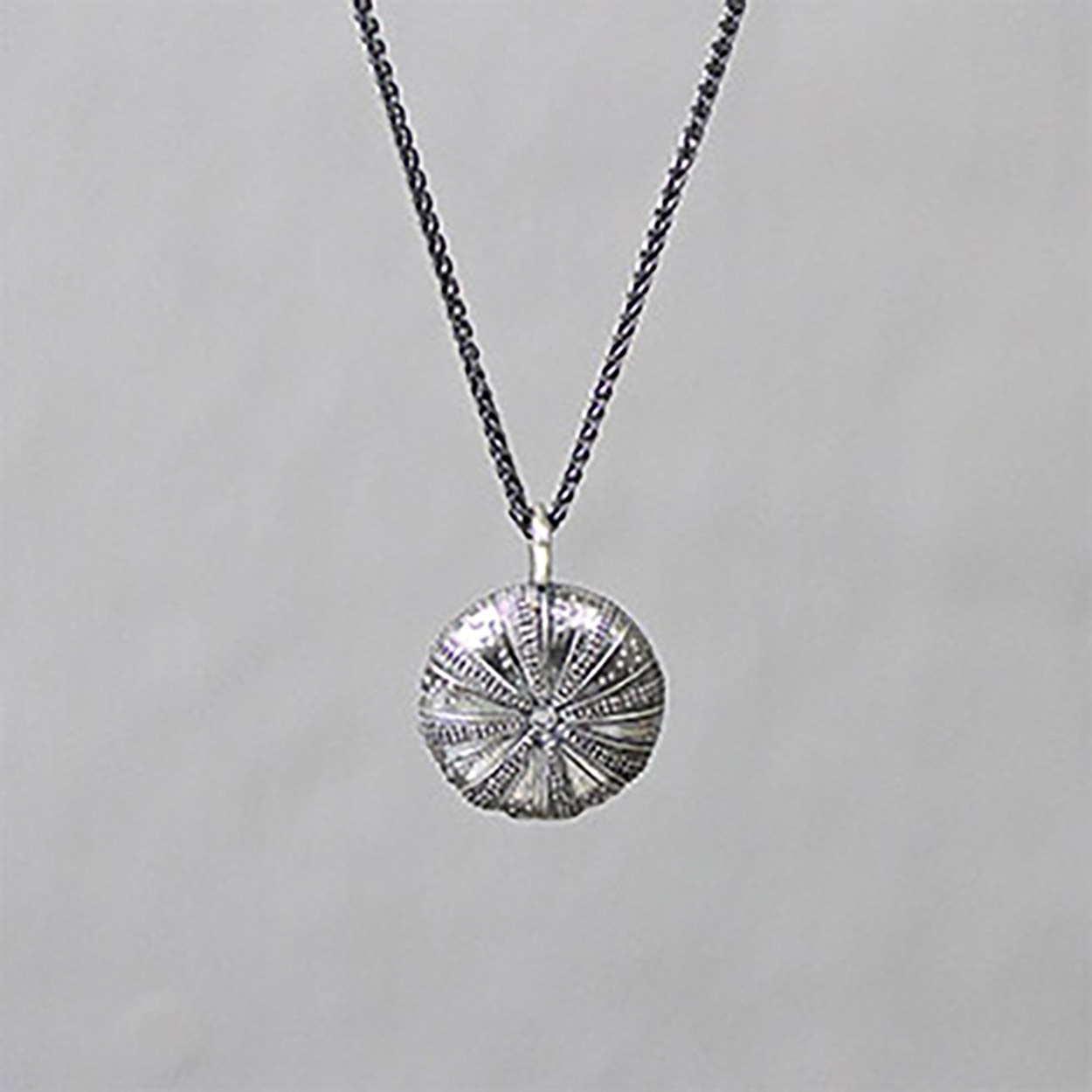 Zilver oxi collier met schelp hanger