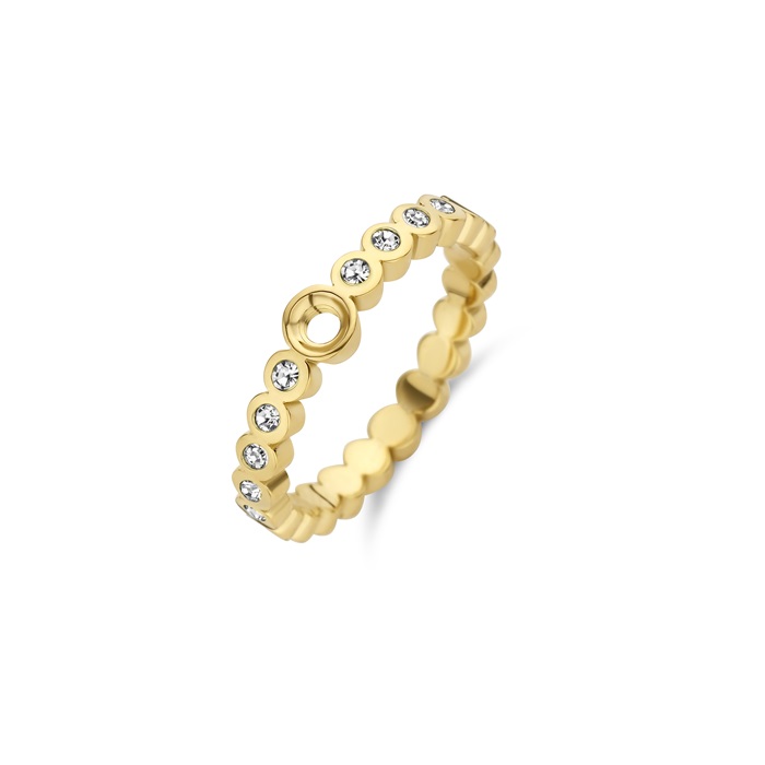 De Melano Twisted Wave ring is vervaardigd uit edelstaal en is voorzien van een verwisselbaar concept. Draag de ring afzonderlijk op een vinger of maak een combinatie met de andere ringen van de Melano Friends, Twisted en/of Vivid Serie.