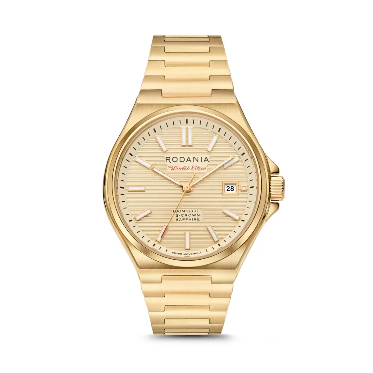 Heren horloge Rodania R74005 plaque band