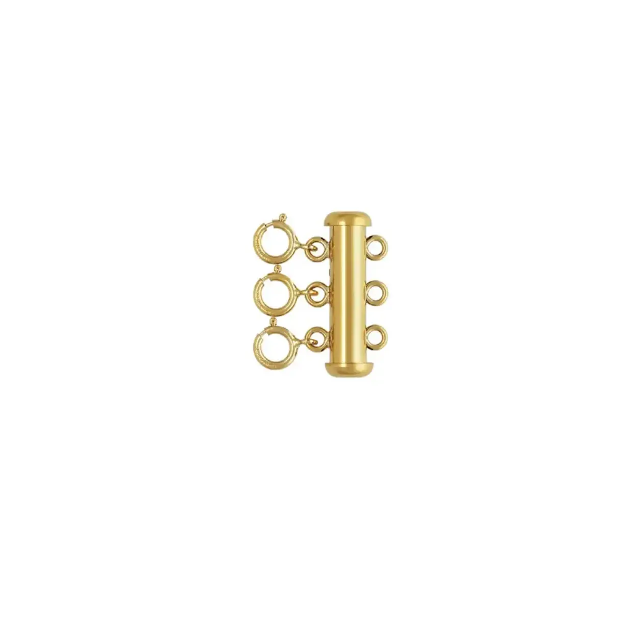 clasp for 3 necklaces or bracelets - Gold color