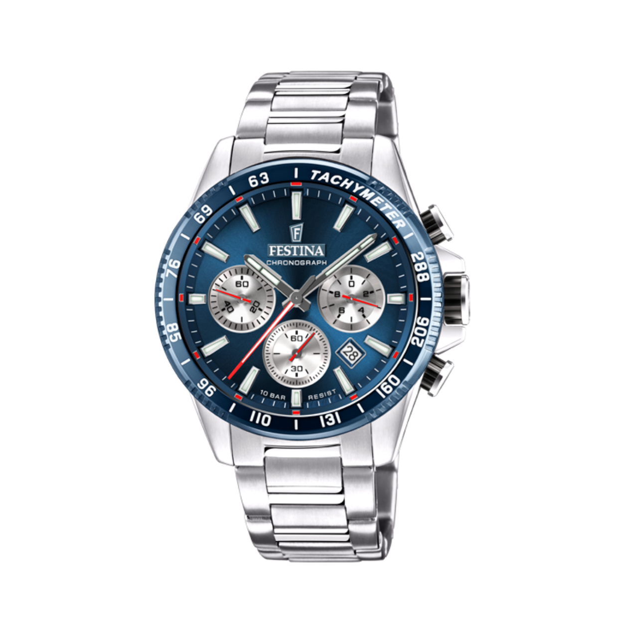 De Festina F20560/2 herenhorloge is een waar kunstwerk. Met zijn stalen kast en mineraalglas is dit horloge een toonbeeld van excellentie in de horlogerie. Bovendien is het uitgerust met een stalen band die het een praktische verfijning en elegantie geeft.

Festina horloges staan ​​bekend om de perfecte mix van elegantie en functionaliteit. Elk ontwerp is opvallend en uniek, waardoor het een ideale keuze is voor degenen die op zoek zijn naar een horloge dat hun persoonlijkheid onregelmatig is. Bovendien staat Festina bekend om zijn constante technologische innovatie, wat betekent dat hun horloges betrouwbaar en betrouwbaar zijn.

Wat betreft de prijs-kwaliteitsverhouding biedt Festina uitstekende opties voor elk budget. Als je dus op zoek bent naar een horloge dat elegantie, functionaliteit en kwaliteit omvat, kies dan zonder risico's voor een Festina horloge.
