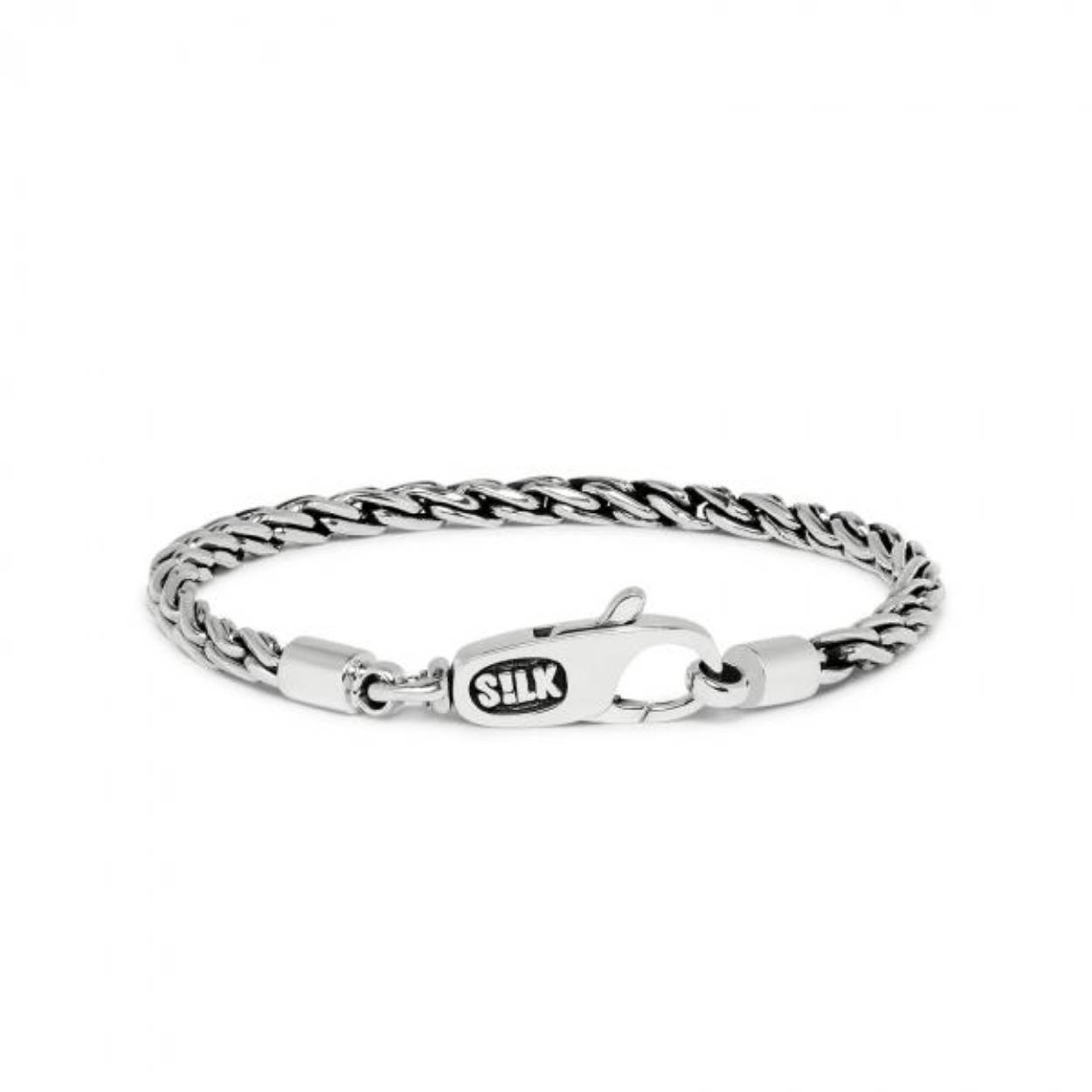 SLK-17219 Heren Armband zilver van SILK!