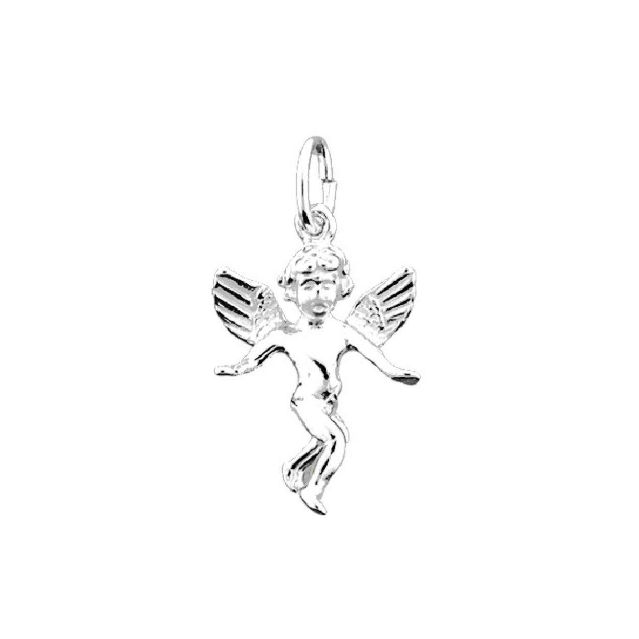 Zilveren hanger fantasie hanger engel 