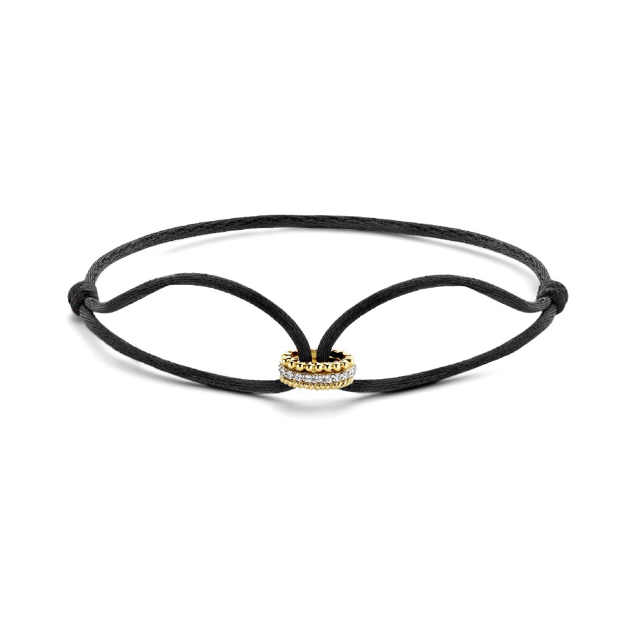 Deze armband is van het merk Blush. Het is een damessieraad gemaakt van goud