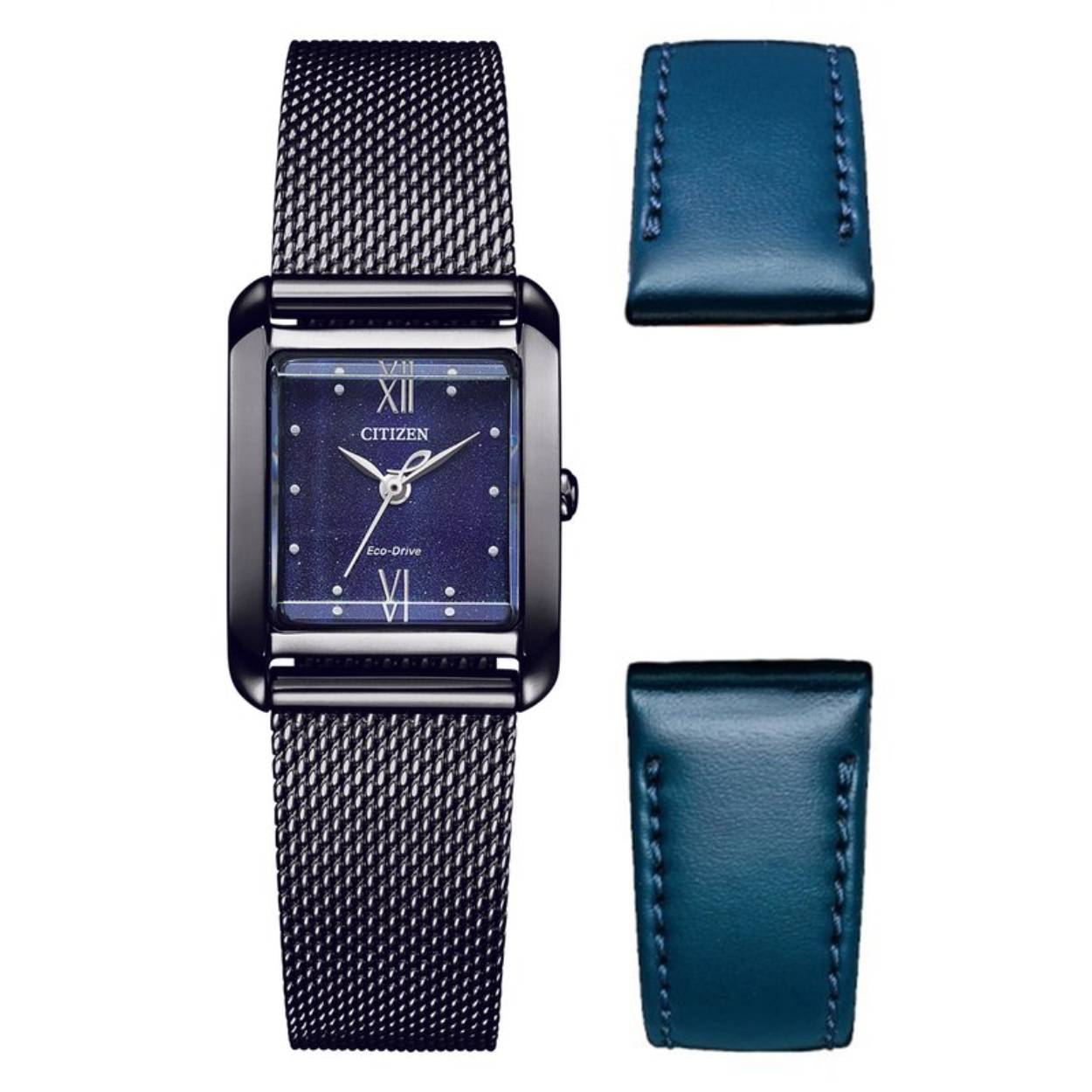 Citizen EW5597-63L Horloge - Staal - Zwart - Ø 24 mm