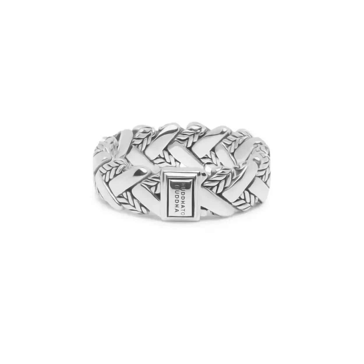 Buddha to Buddha - George Texture Ring Silver, Zilver 617 Maat: 21 - 001J026170121