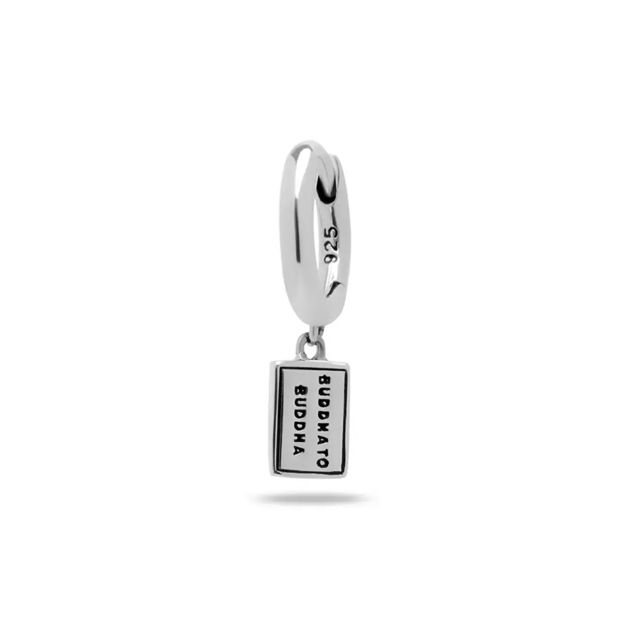 Buddha to Buddha Logo earhoop 418 one piece.