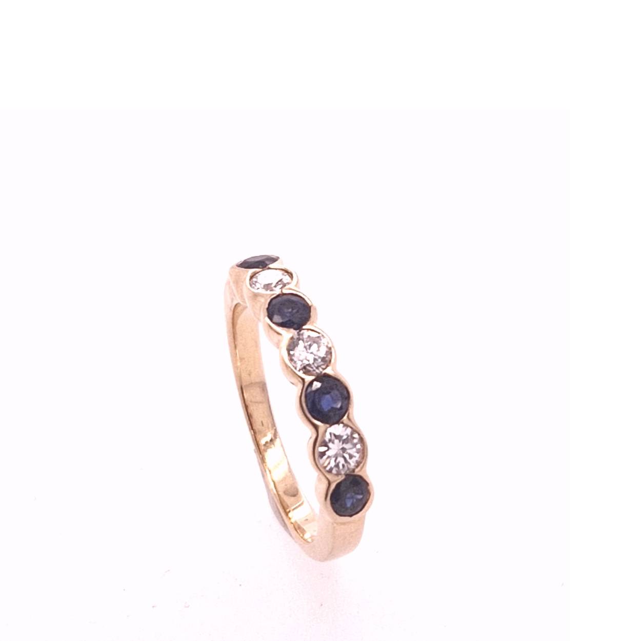 DIAMANT SAFFIERRING 0.44 / SAFF.0.65