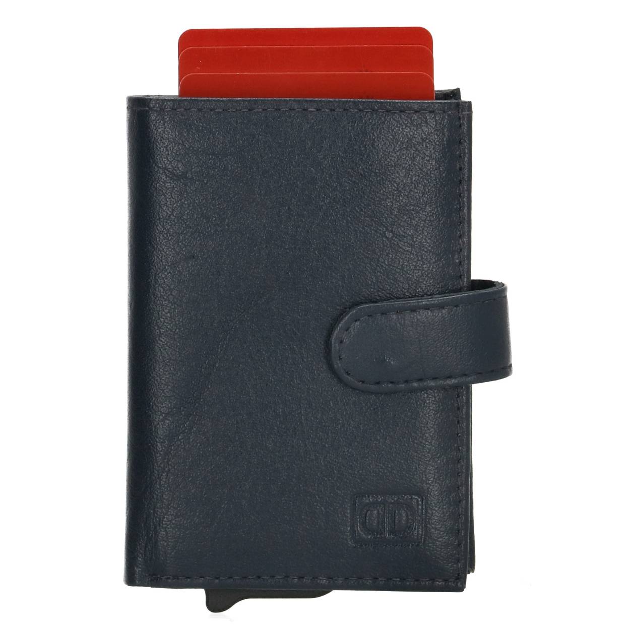 Oelala, kijk deze fijne safety wallet eens! Ideaal om overal mee naar toe te nemen door het handige gebruik en formaat. In de safety wallet is ruimte voor voldoende pasjes, muntgeld en briefgeld. Het leer van de kaartenhouder zorgt voor een strakke en stoere look. Het achtervakje, waar wat muntgeld in kan worden opgeborgen, sluit door een ritssluiting. Staat deze mooie leren safety wallet al op jouw verlanglijstje?

De eigenschappen van deze safety wallet zijn: 

Drukknoopsluiting
Ruimte voor pasjes, muntgeld en briefgeld
Achtervak met ritssluiting 