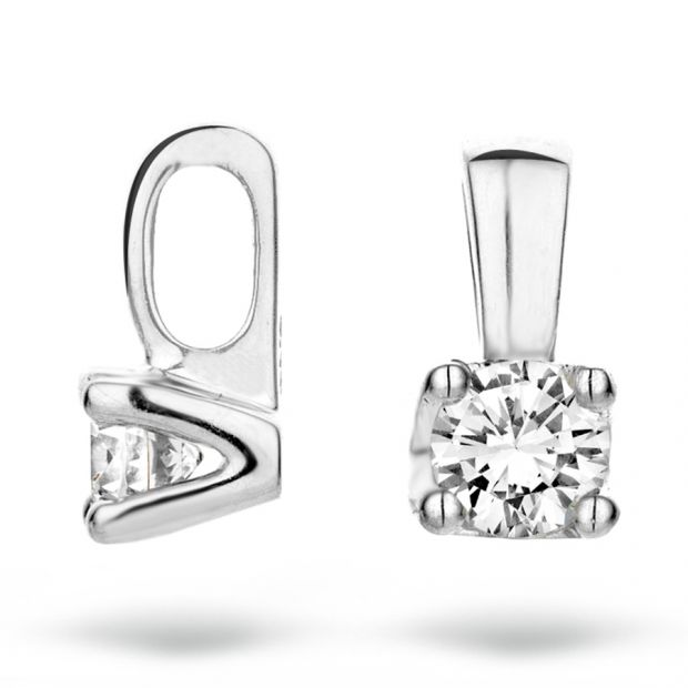 14K BLUSH DIAMONDS HANGER 0.10CT
