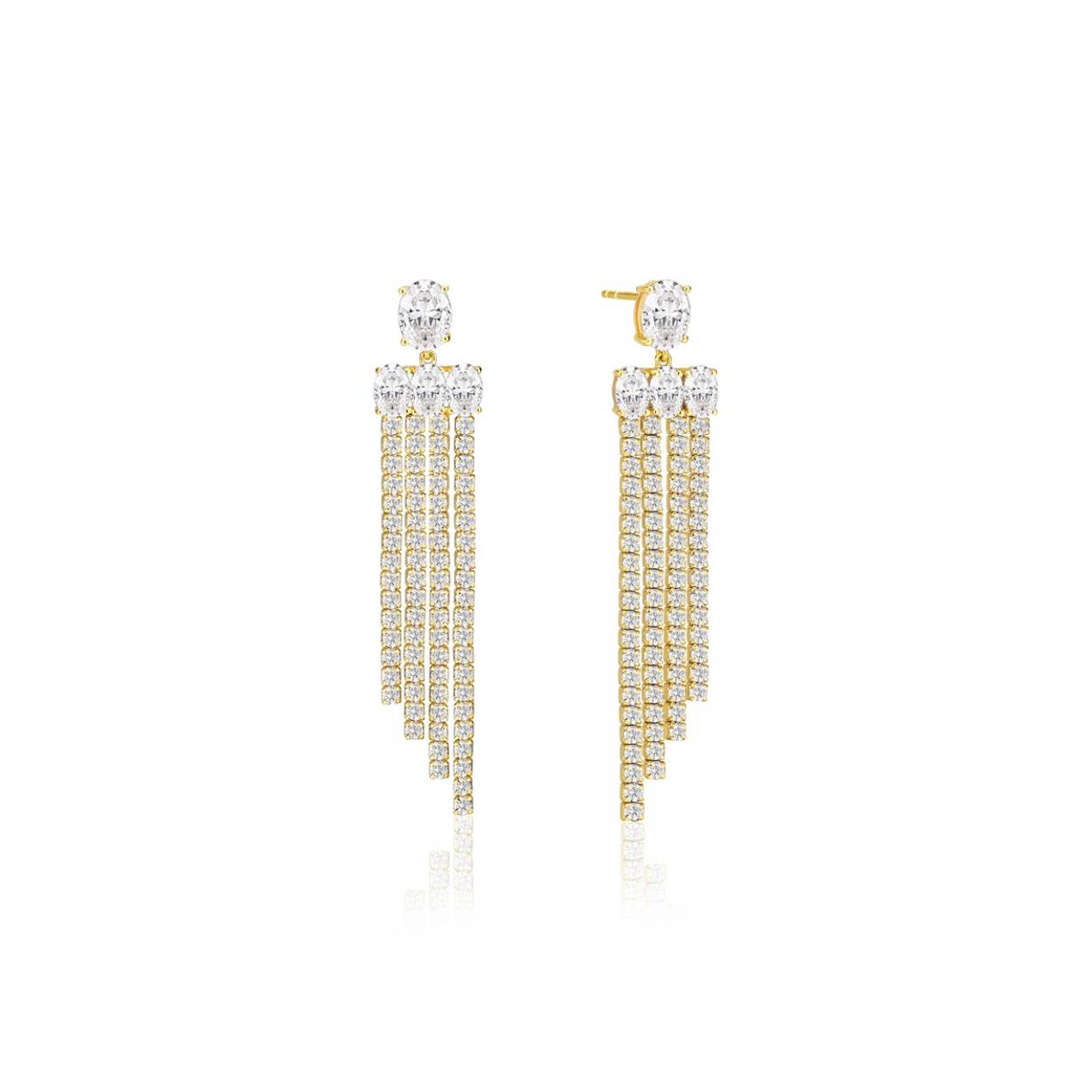 SIF JACOBS EARRINGS ELLISSE LUNGO PICCOLO
