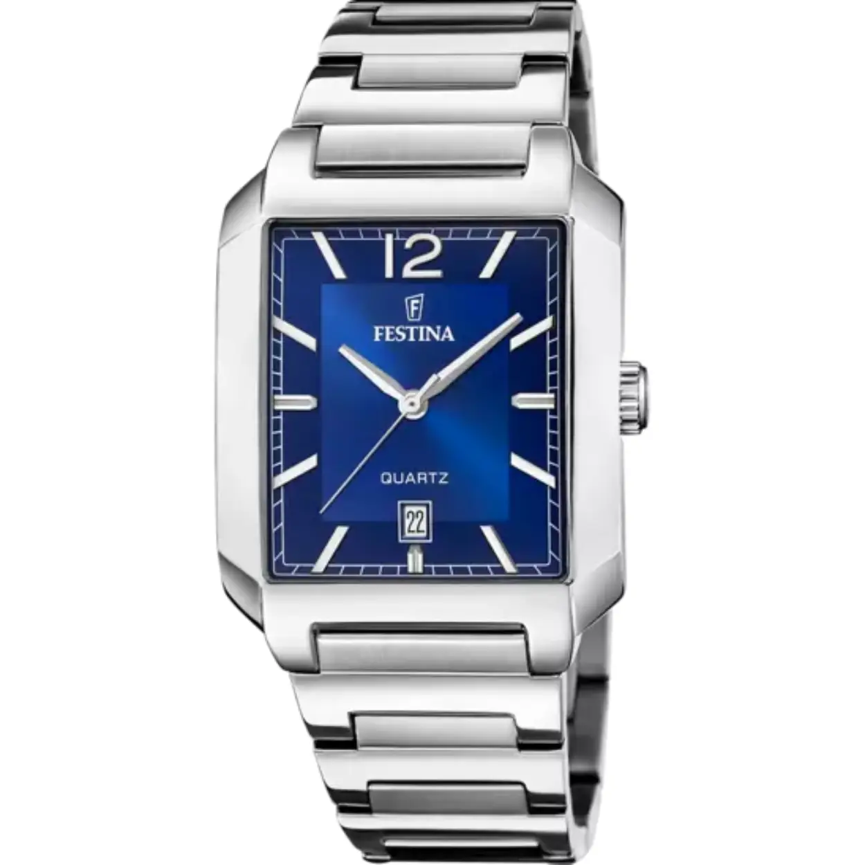 De "On the Square" collectie van Festina, met zijn kenmerkende vierkante wijzerplaat, vermengt elegantie en klassiek ontwerp in horloges voor zowel mannen als vrouwen. Voor de mannen combineert het robuustheid en verfijning met hedendaagse details, perfect voor de moderne professional. Voor de vrouwen biedt het stukken die ware juwelen van tijd zijn, een mix van kracht en vrouwelijkheid. Deze collectie onderscheidt zich door zijn geometrische vorm en focus op eenvoud en details, en biedt een veelzijdige reeks stijlen voor elke gelegenheid, van zakelijke bijeenkomsten tot gala-evenementen, als symbool van een accessoire van klasse en tijdloze elegantie.


