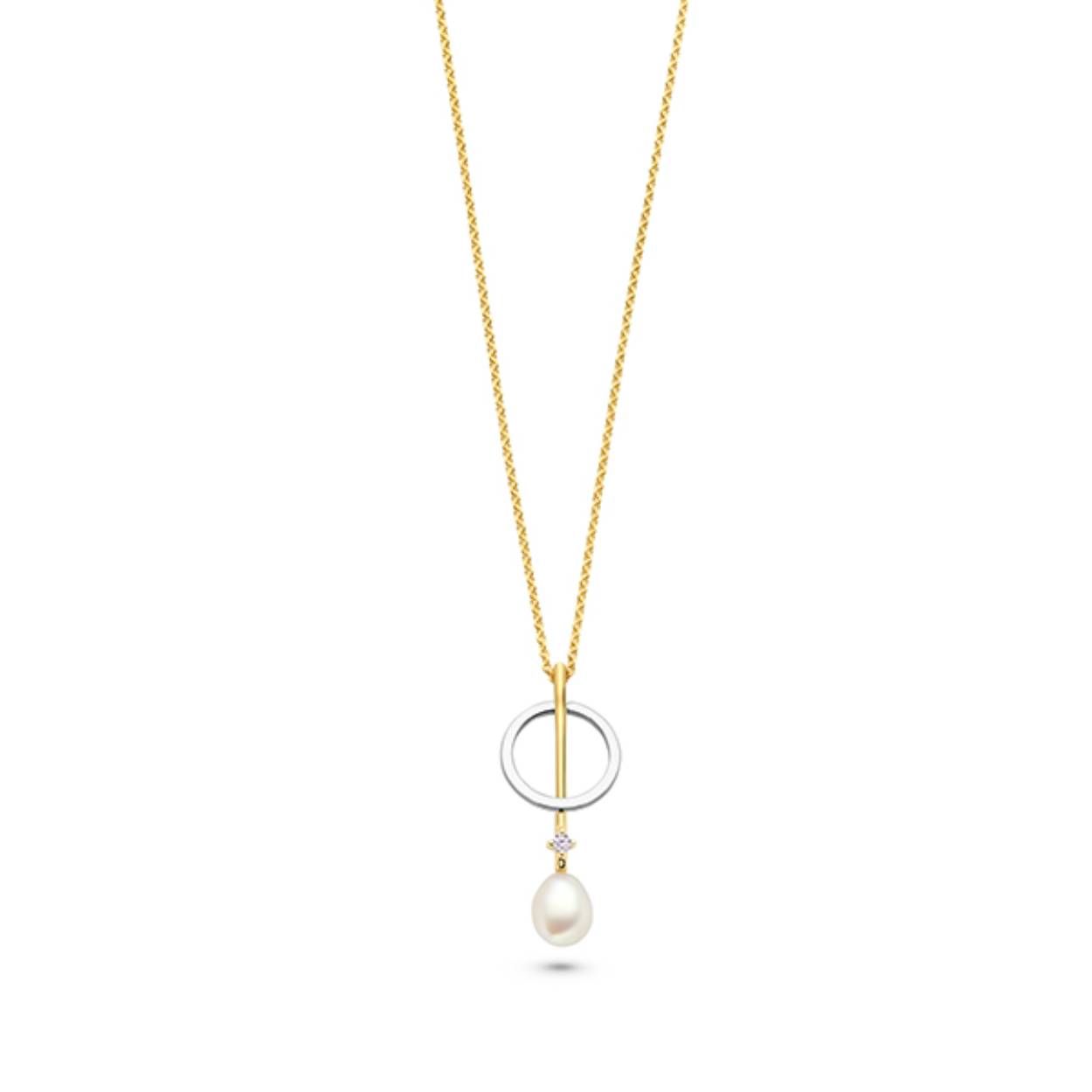 Dit is een collier van het merk FJF Jewellery gemaakt voor dames.