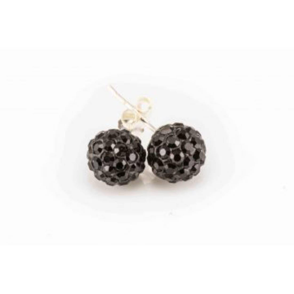 Earrings Crystal Ball Nirvana Black