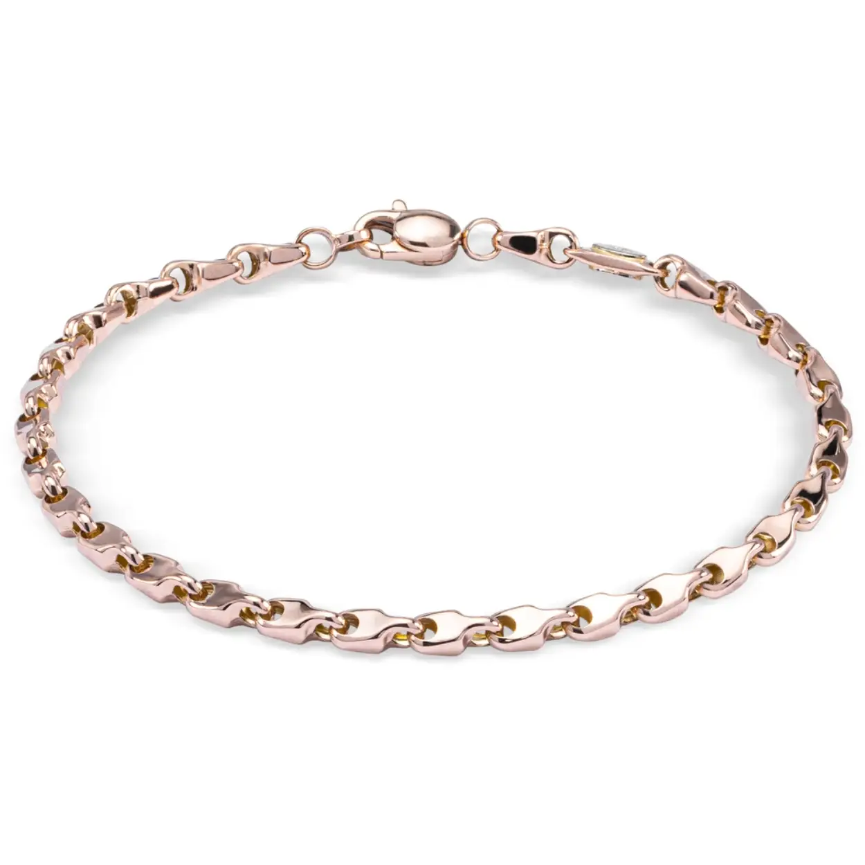 Monzario armband 836AROSE goud 14krt 19Cm