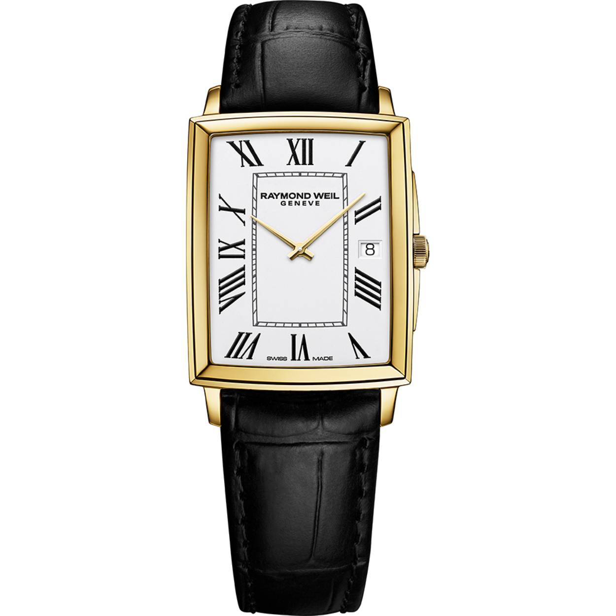 rechthoekig Raymond weil toccata horloge