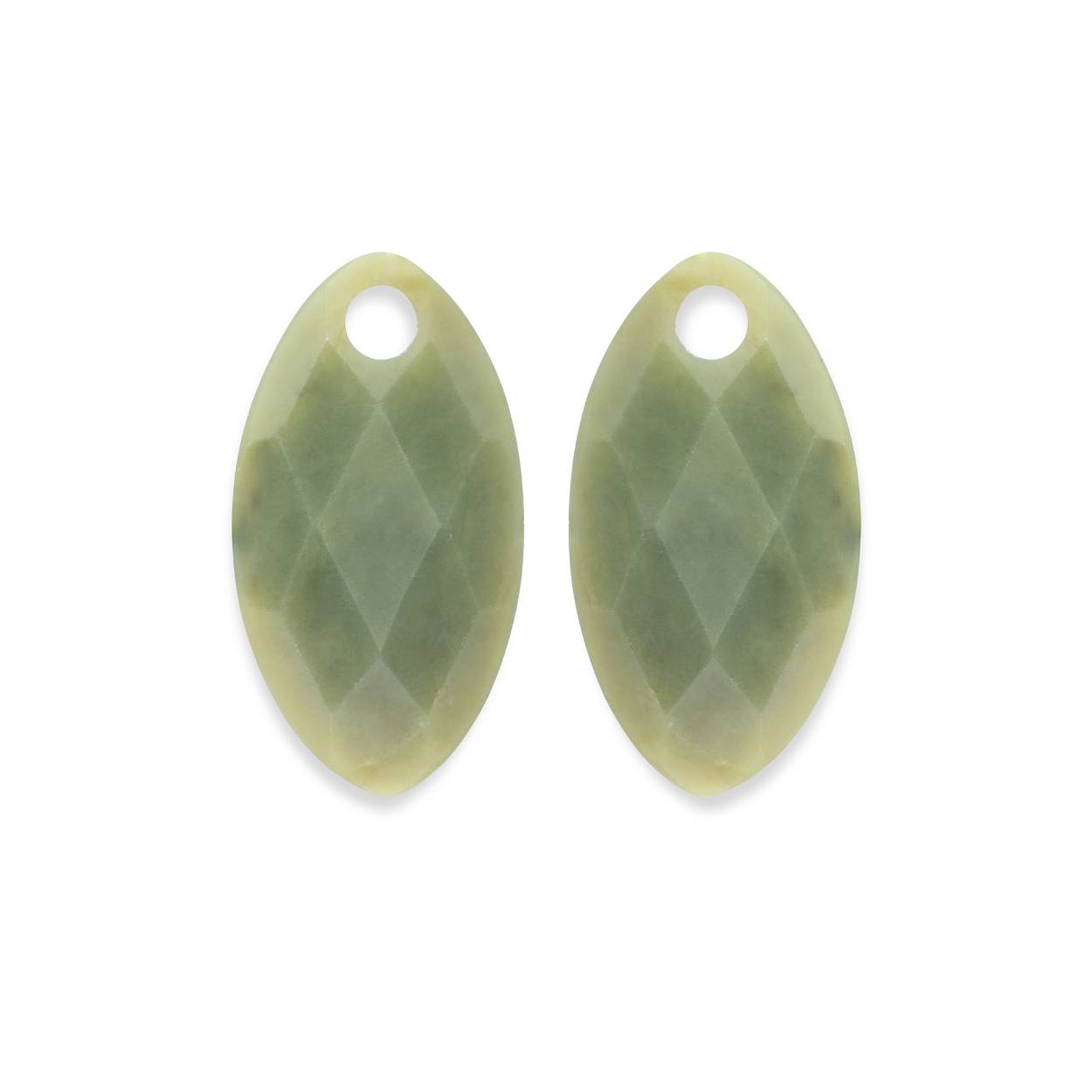 Sparkling Jewels oorstenen South Jade Leaf 