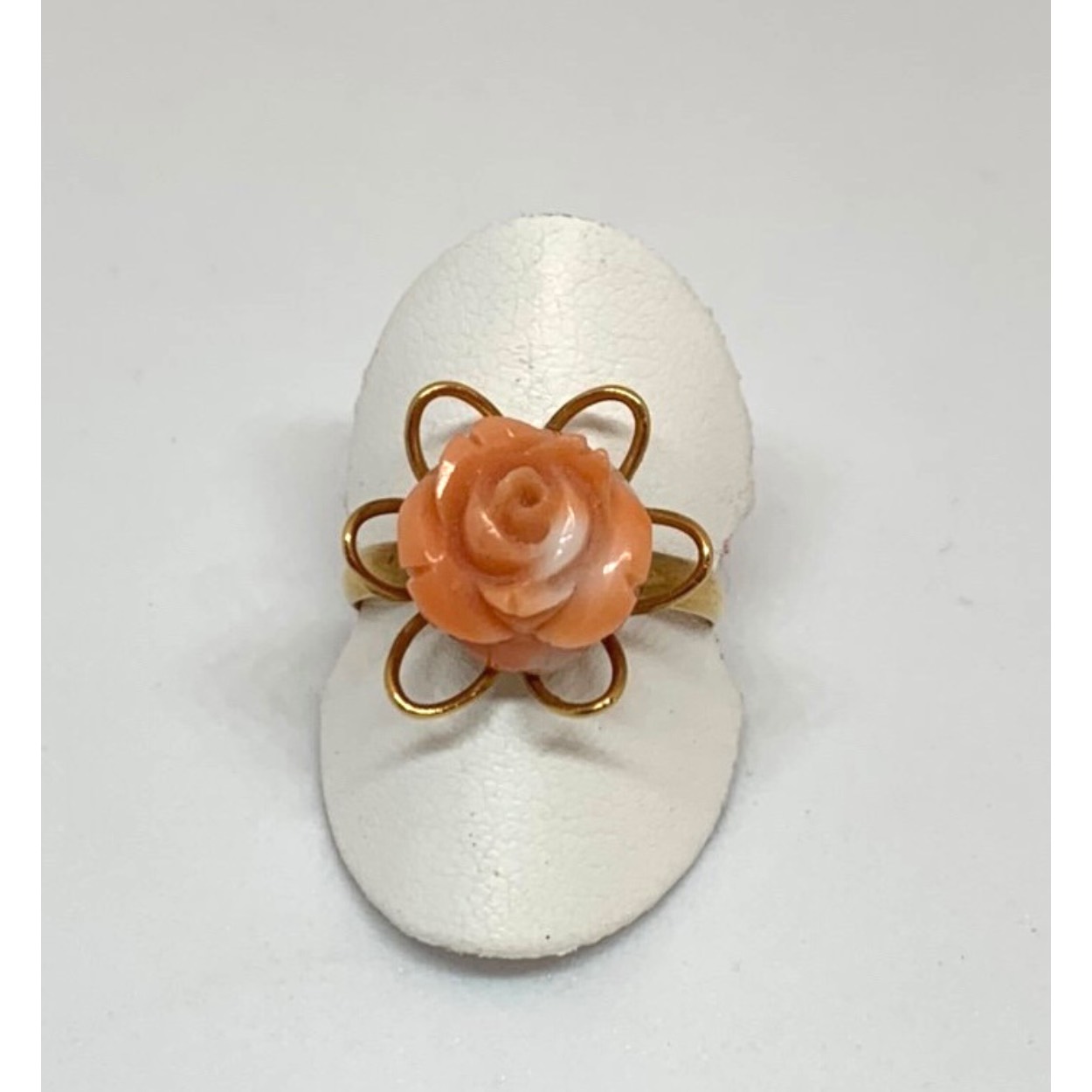 14k gouden ring roos