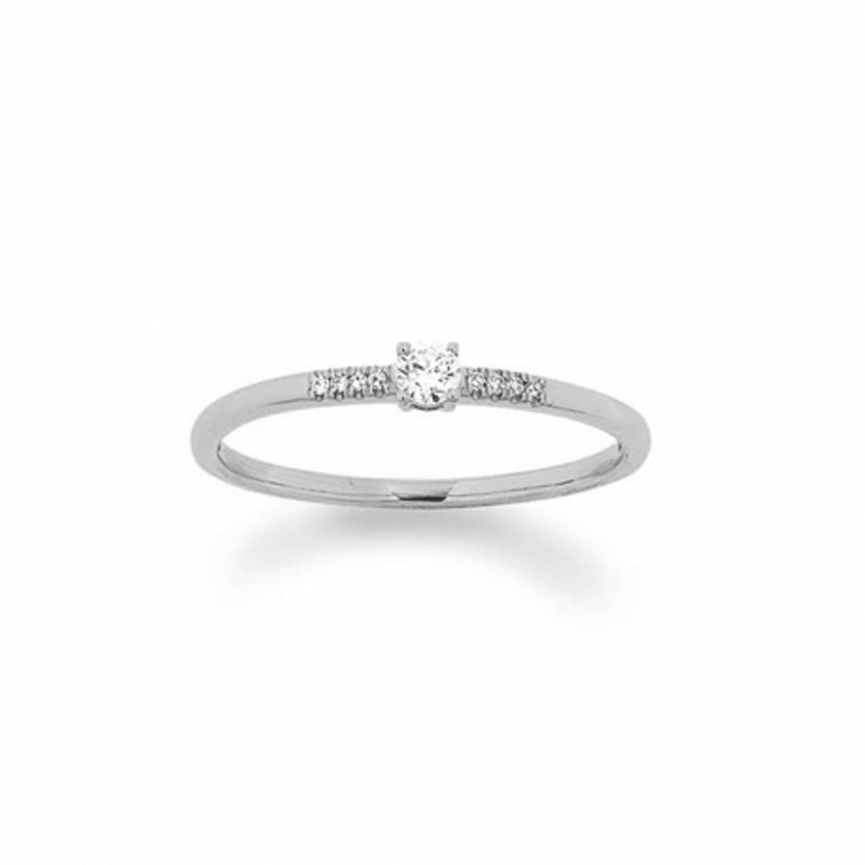 Ring witgoud briljant
