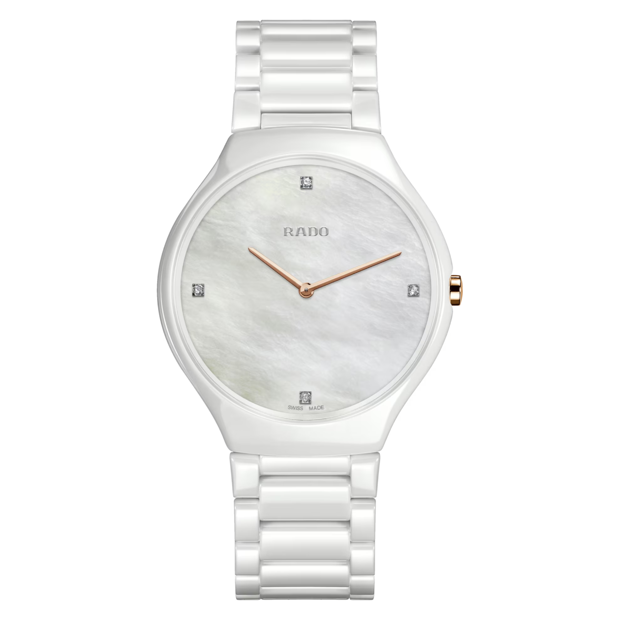 Rado True Round Thinline met diamanten