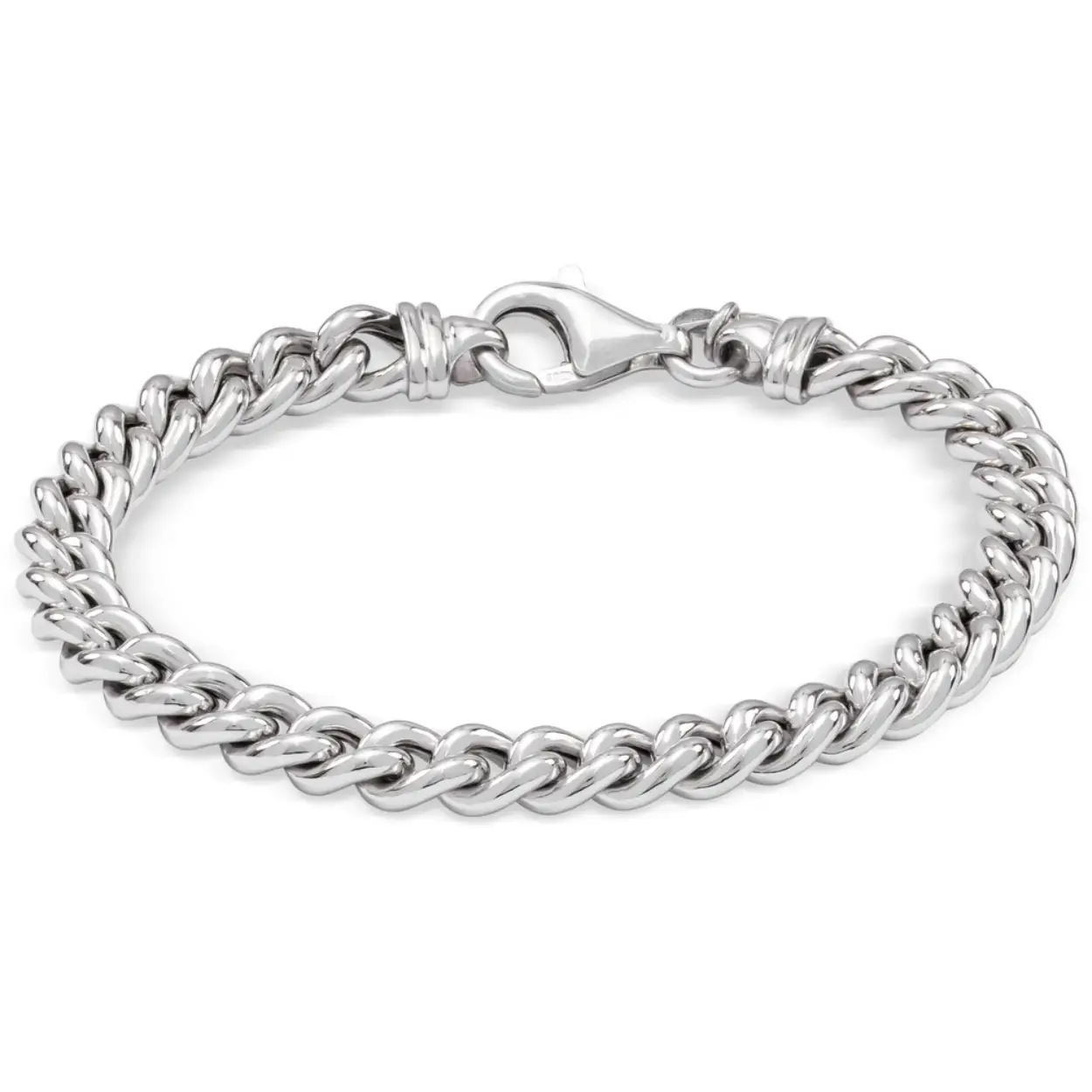 zilveren armband, Monzario gourmet 19cm