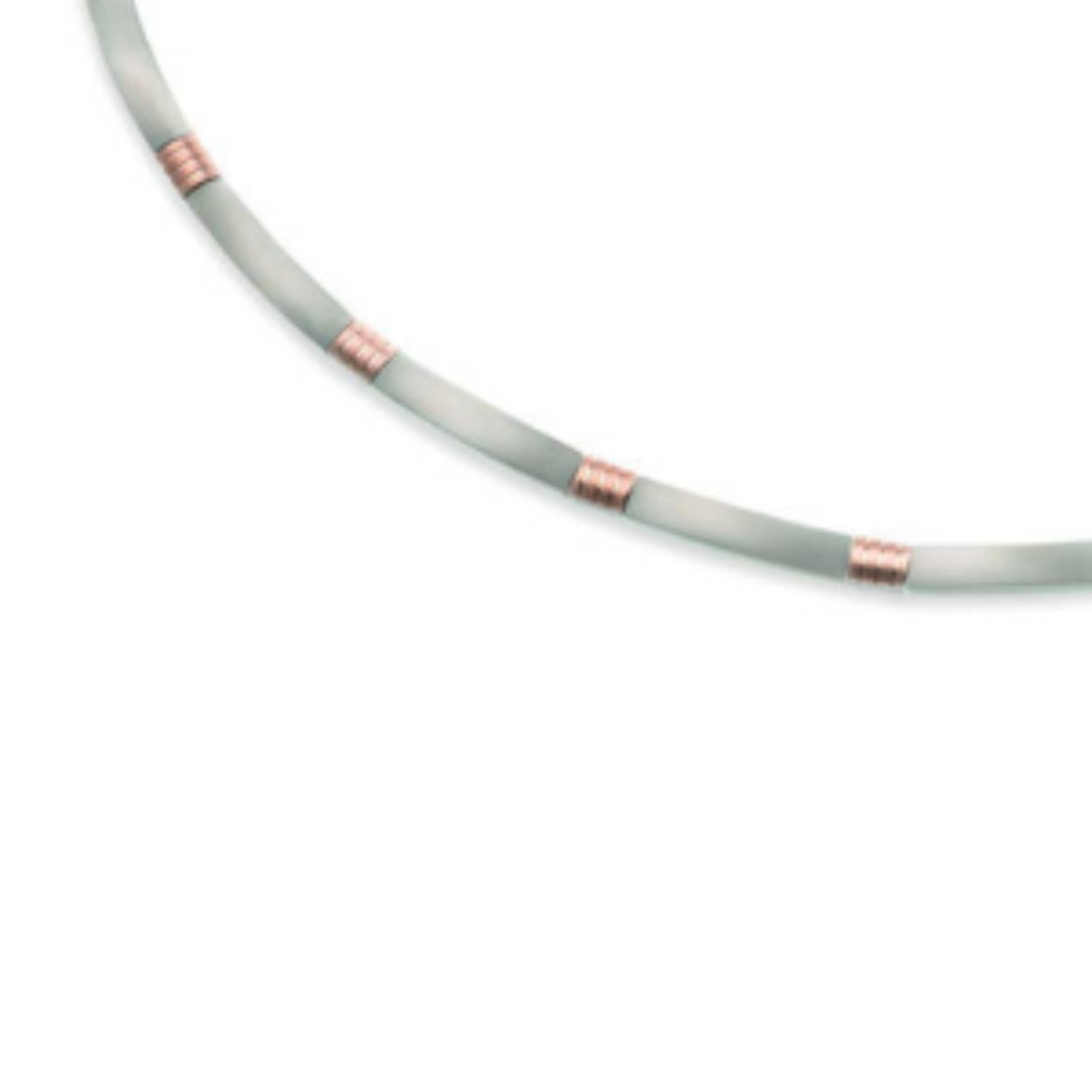 Titanium Boccia collier bicolor