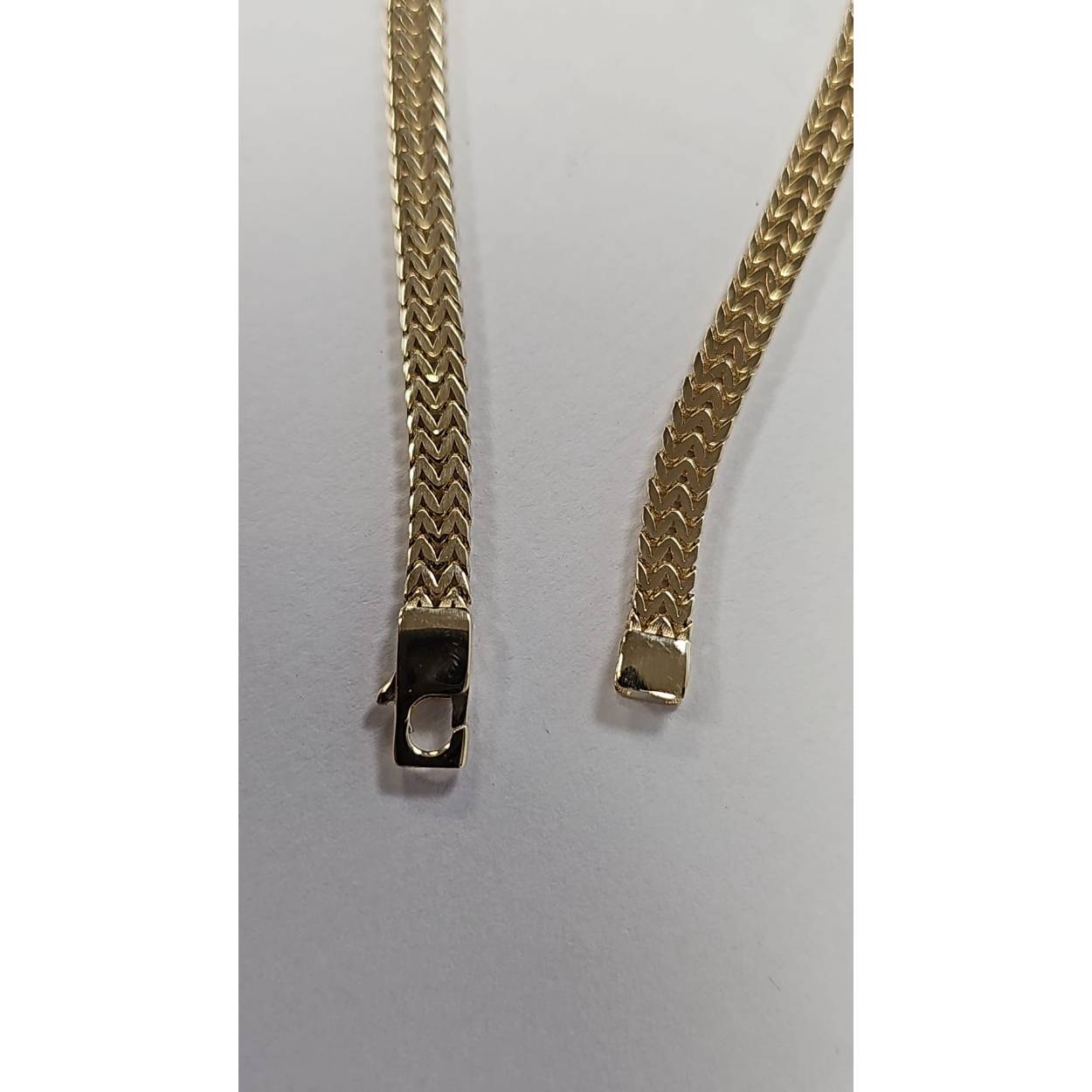 14 karaat gouden armband visgraat 