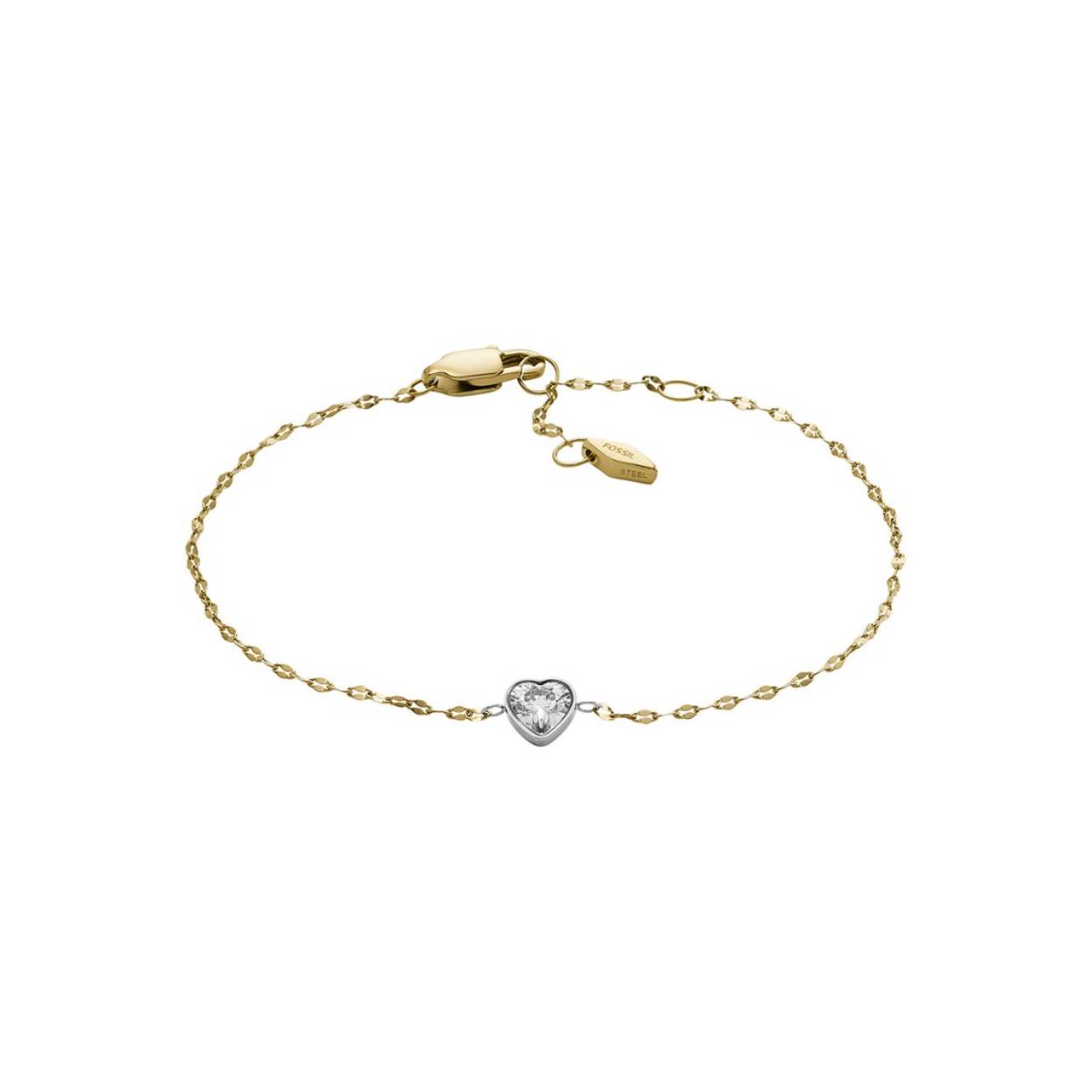 Deze luxe dames armband in twee kleuren is vervaardigd van hoogwaardig roestvrijstaal. Ideaal om mee te combineren door de sprankelende gepolijste afwerking. Een fashionable accessoire voor elke gelegenheid.

Materiaal: roestvrijstaal
Steensoort: Zirkonia
Breedte: 2,5 cm
Kleur steen: Transparant
Lengte: 16,5 cm
Sluiting: karabijnsluiting