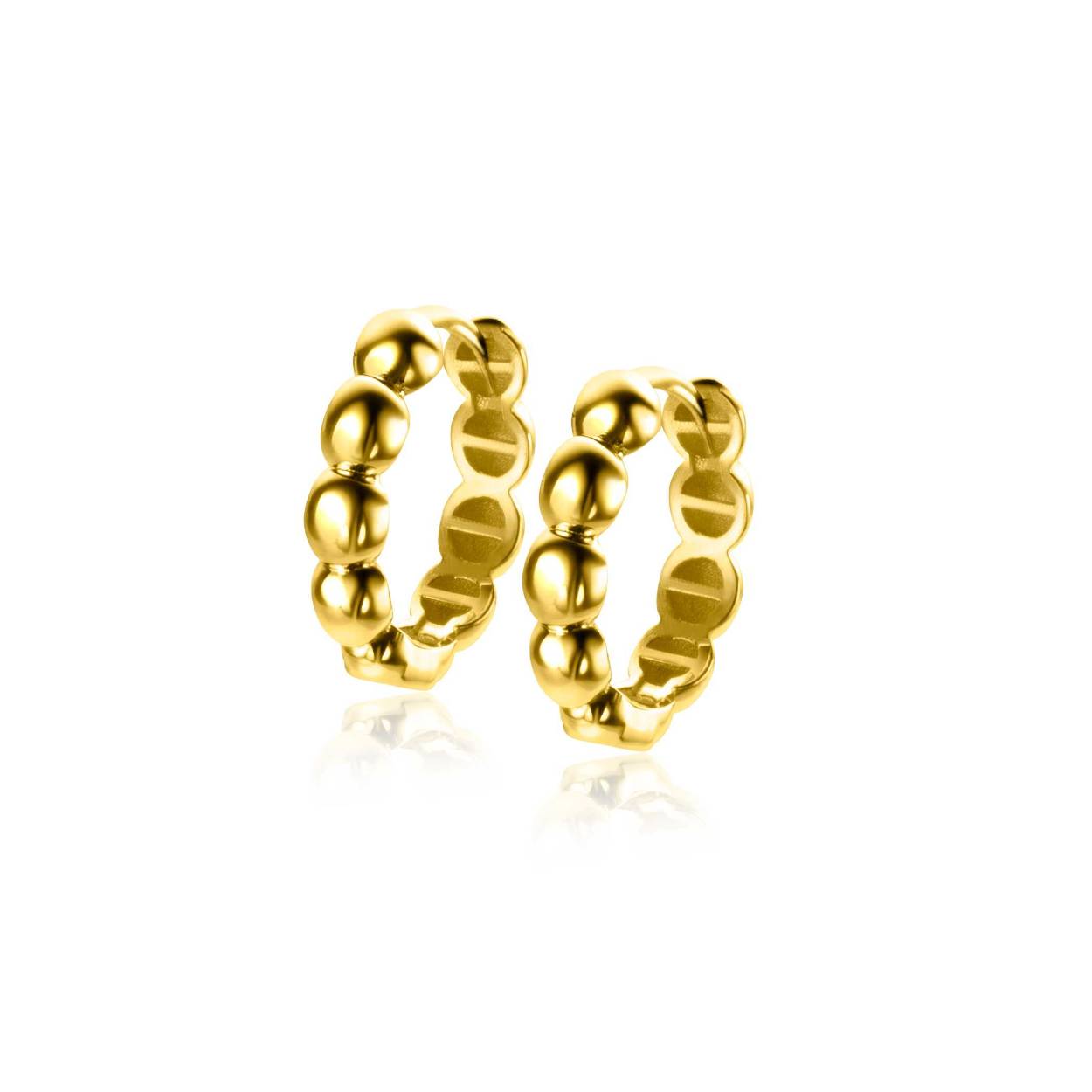 14k geelgouden oorring 