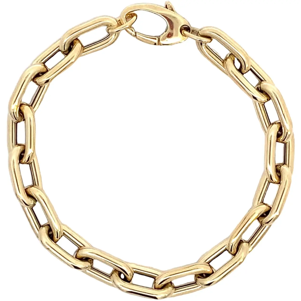 14krt gouden armband 19cm 7mm