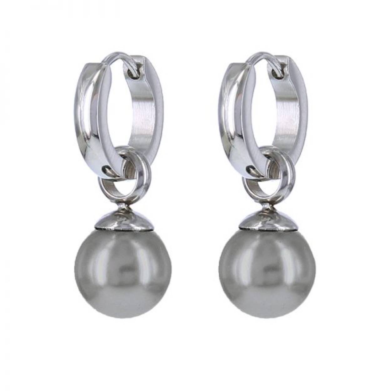 Kalli creolen stainless steel
silver-grey