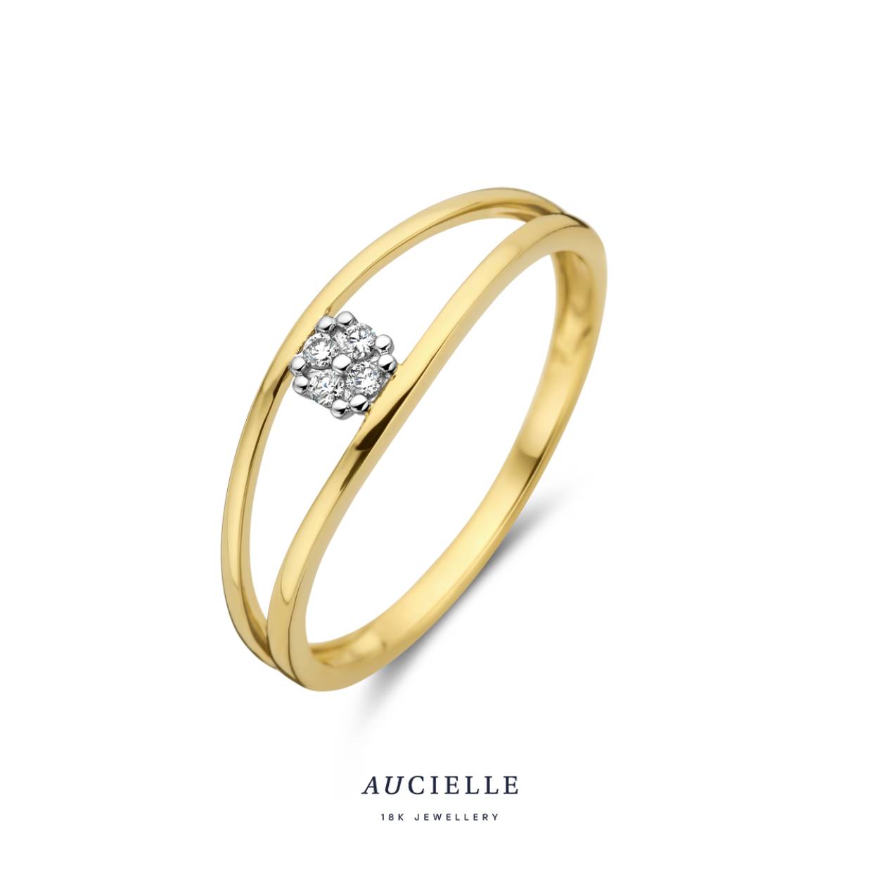 AuCielle Ring Goud 18k Briljant