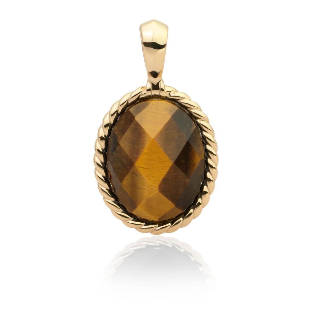 Deze Tiger Eye Twist pendant met een vintage randje is perfect te matchen met de oorbellen en armbanden uit de Twist Collection.

Kies jouw favoriete pendantje, match deze met bijvoorbeeld een Rope Ketting en layer ze met jouw favoriete Sparkling Jewels sieraden. Makkelijk om te dragen en fijn om naar te kijken. Elk item is ontworpen voor alledaags dragen.

Gepolijste Tiger Eye edelsteen
14,5 * 18mm
925 zilver - met rhodium, 14k gouden óf 18k rosé gouden plating
Geschikt om te dragen aan alle Sparkling Jewels colliers