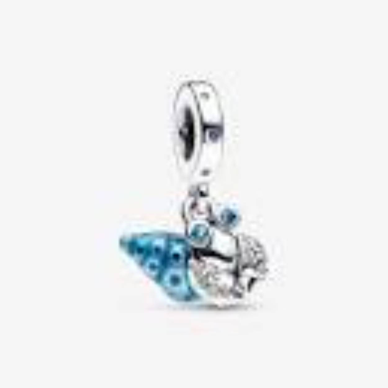 hanger krab met schelp glow in the dark