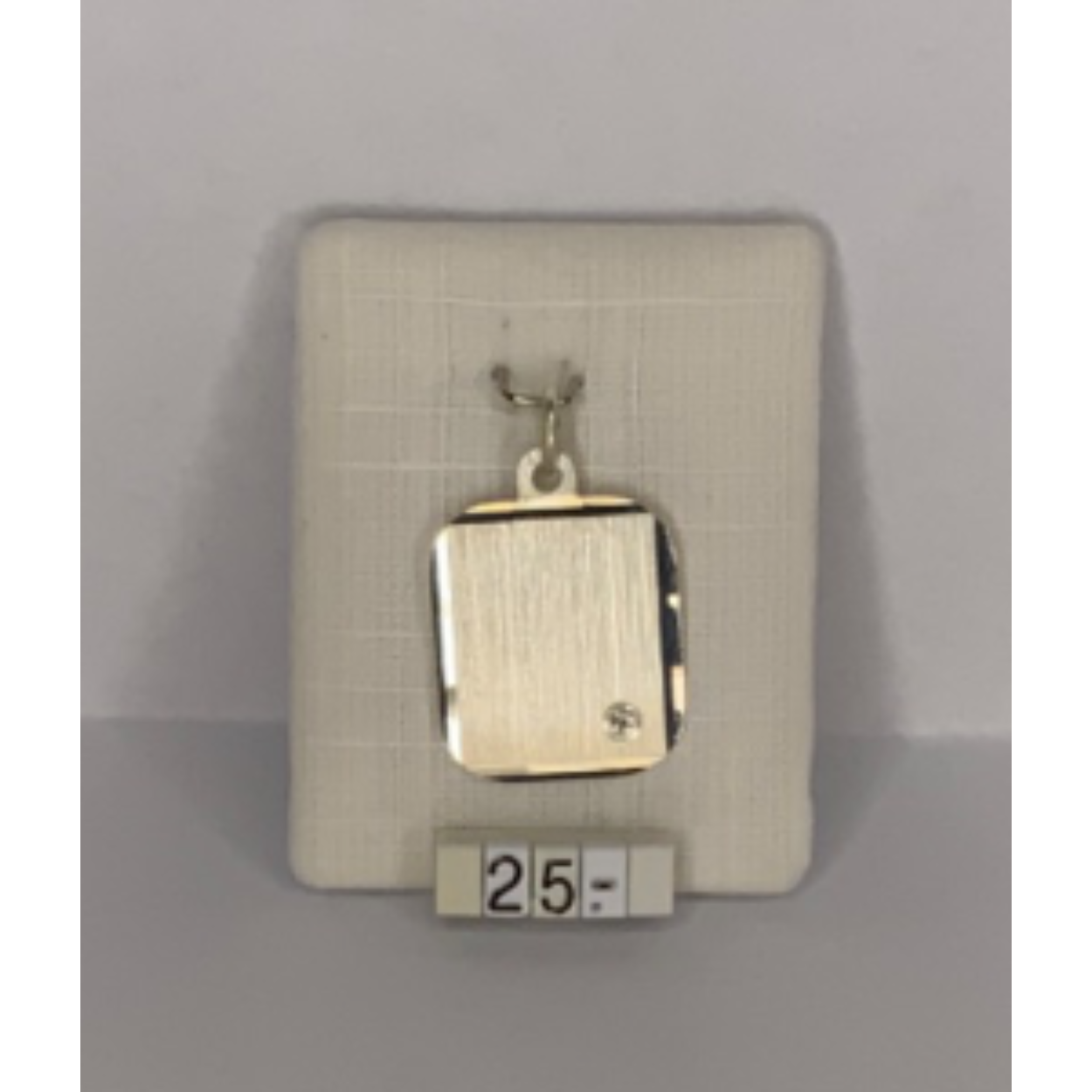 Zilver graveerplaatje 