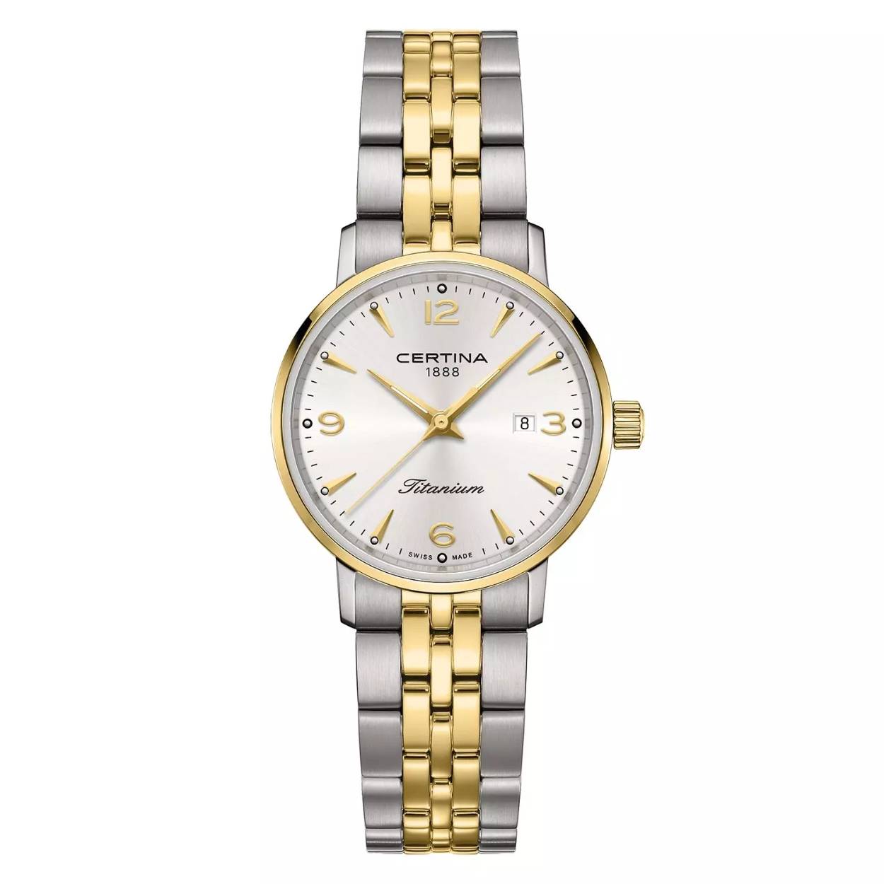 Certina dameshorloge ds caimano bi-co titaan C0352105503702