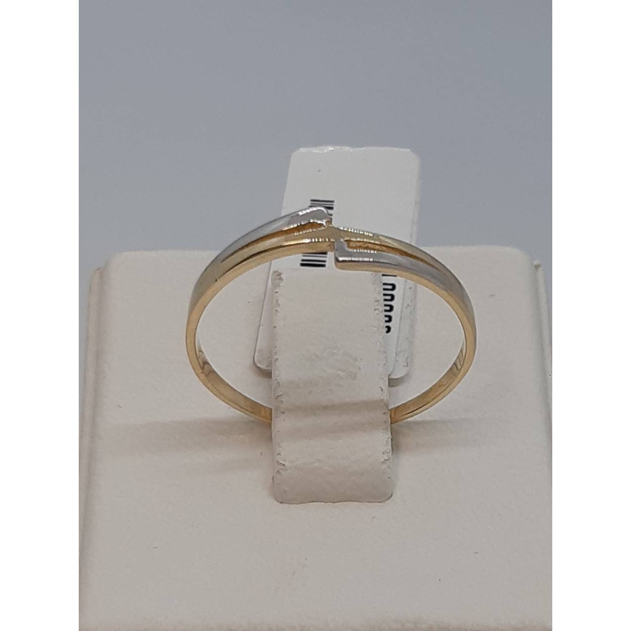gouden ring 14k bicolor