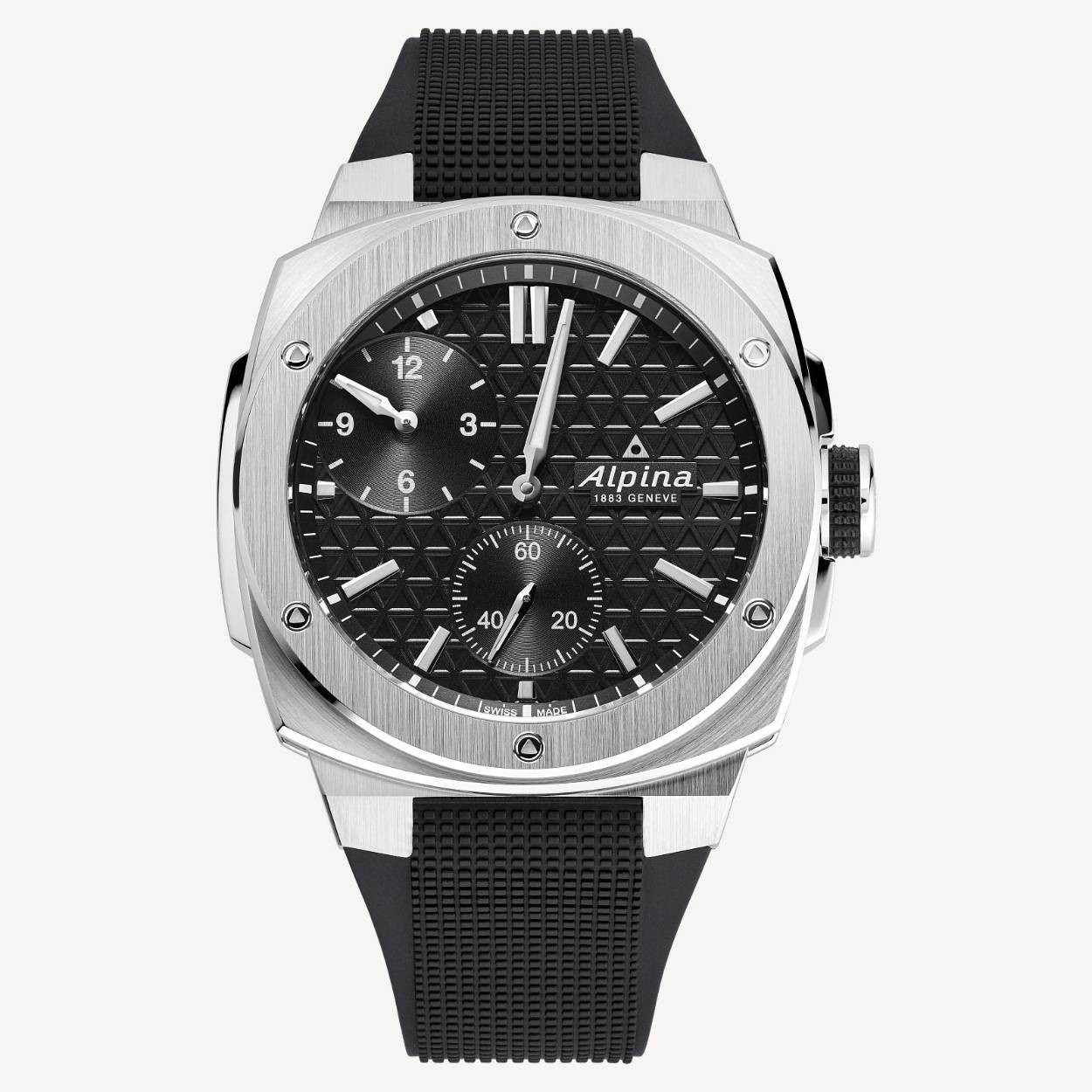 Deze Alpiner Extreme Regulator Automatic heeft een kast van 41 x 42,50 mm en een rubberen band. Het automatische uurwerk heeft een gangreserve van 38 uur. Het horloge biedt uren, minuten en seconden. Gelimiteerde oplage van 888 stuks.