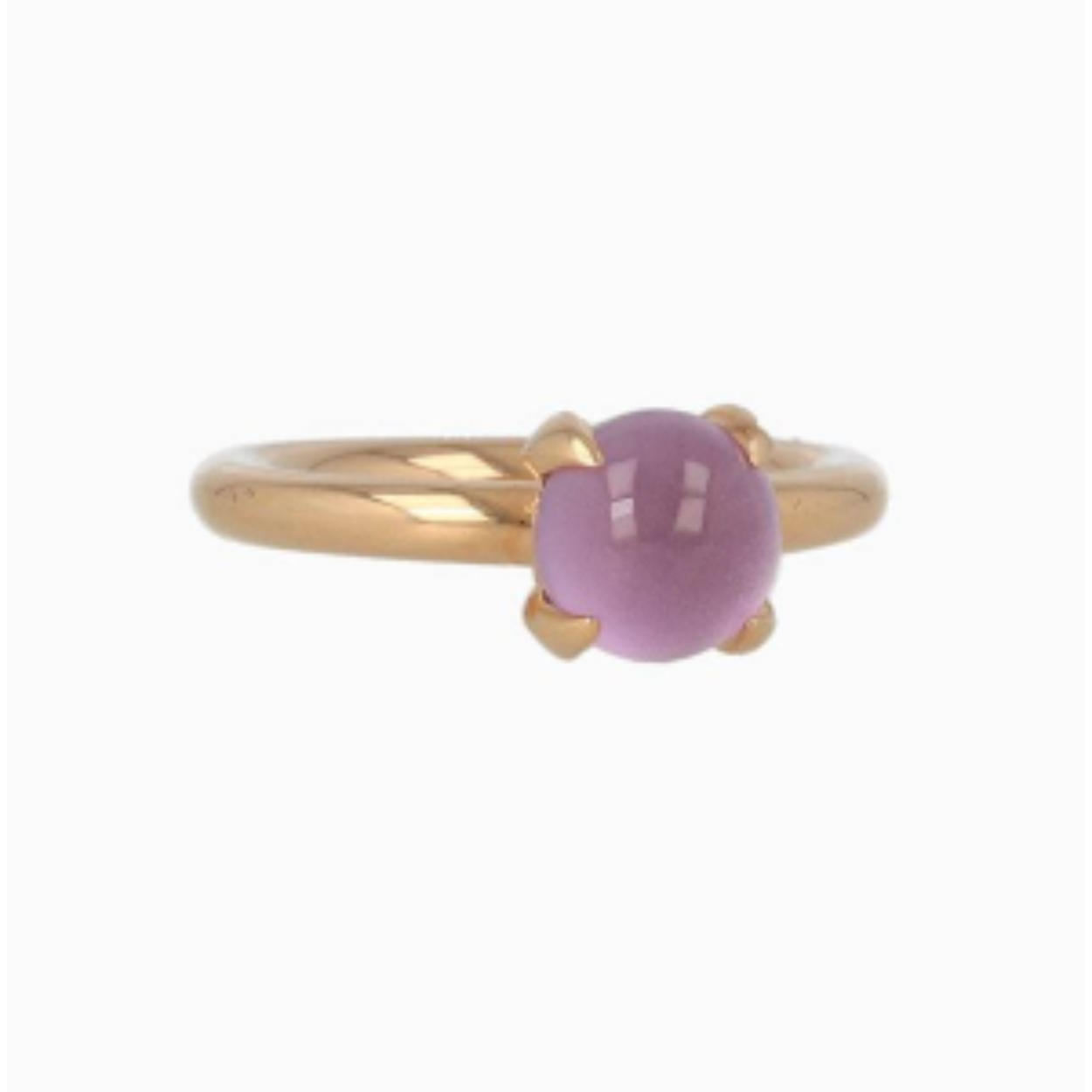 BRON rose catch ring met amethist