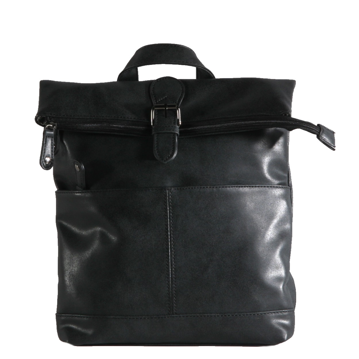 Rugtas Barbados in de kleur zwart heeft een stoere uitstraling dankzij haar leatherlook uitstraling en de gesp op de tas. Doordat er een gesp aan de tas bevestigd zit ?n het hoofdvak over een ritssluiting beschikt, zijn spullen veilig opgeborgen. De tas heeft twee steekvakken, waarvan ??n geschikt is voor het opbergen van een tablet. Daarnaast heeft de tas nog een aantal losse vakken met ritssluiting, zodat je alle belangrijke spullen, naast een tablet, mee kan nemen. De schouderbanden van de rugtas zijn in lengte verstelbaar en afneembaar Ook hebben de schouderbanden een riem, waardoor je van ??n schouderband eenvoudig twee schouderbanden maakt. Je kunt deze dus zowel over de schouder, crossbody als op de rug dragen.
Kenmerken:
?E?n hoofdvak met ritssluiting
?Twee voorvakken met ritssluiting
?Achterzijde voorzien van ritsvak
?Binnenzijde voorzien van een tabletvak
?Binnenzijde voorzien van speciaal steekvak voor je telefoon
?Verstelbare schouderband
?Rugzak op verschillende manieren te dragen