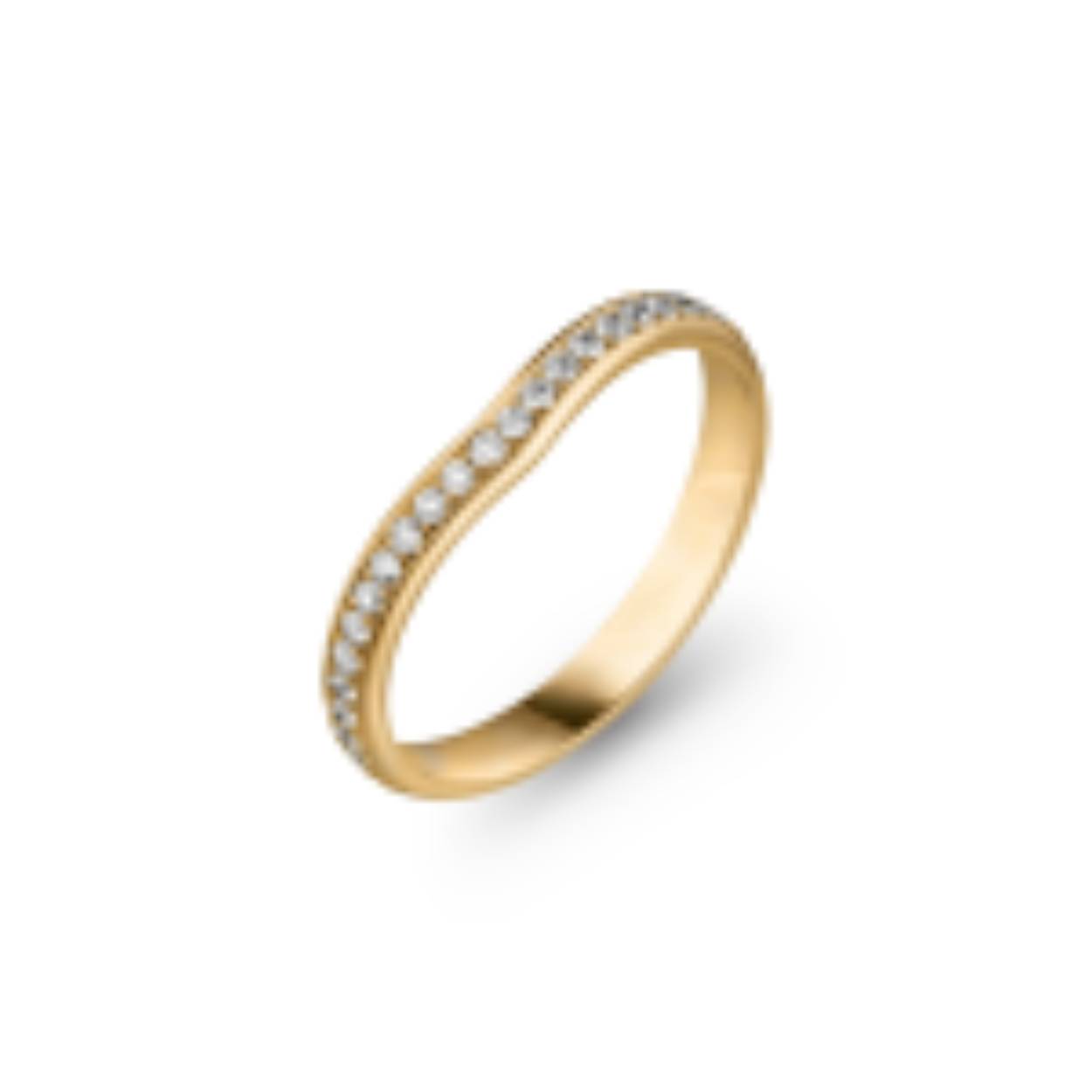 18 krt geelgouden aanschuifring Calla met 21 diamanten 0.180ct brilliant G vs mt 54. Prachtig bij de Calla ring.