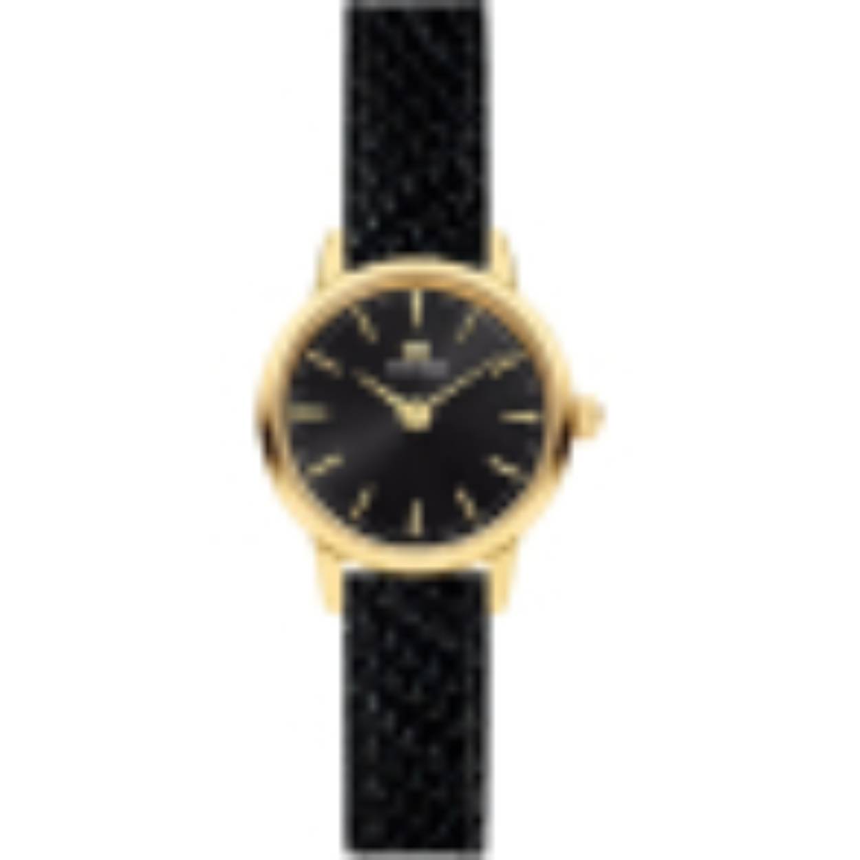  De IV11Q1268 Akilia mini dameshorloge 22 mm van Danish Design is een stoer en strak horloge dat geschikt is voor alle gelegenheden. De dunne kast is gemaakt van goudkleurig edelstaal. Onder het mineraal glas ligt een ronde zwartkleurig wijzerplaat. Krachtig in combinatie met de zwarte lederen armband. Een prachtig horloge voor iedere vrouw. Een horloge om trots op te zijn.