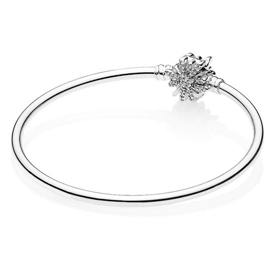 Pandora - Zilveren vaste armband, Firework clasp - 597763CZ-17